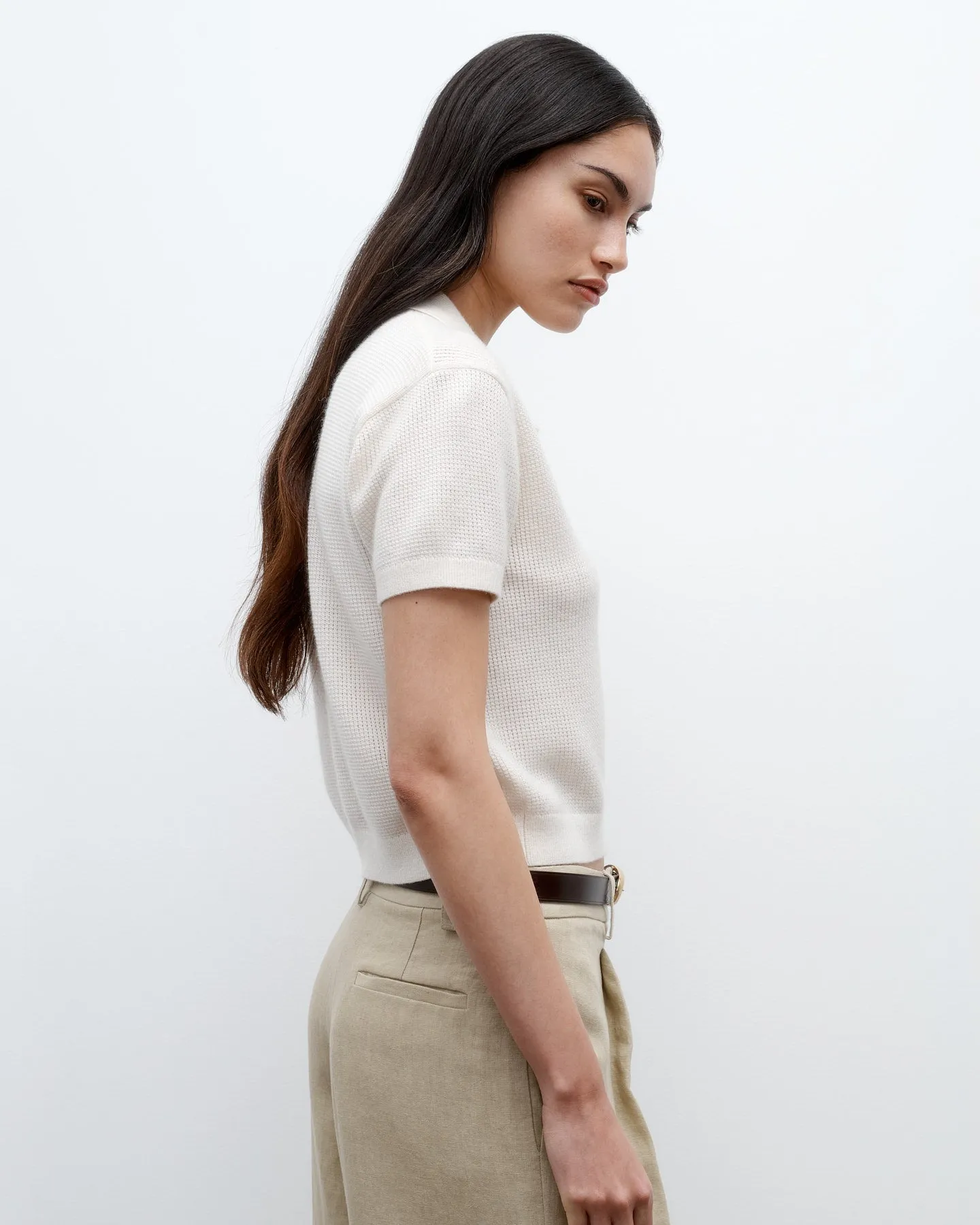 Thermal Polo in Fine Cashmere sold by TWP CLOTHING product image thumbnail 4