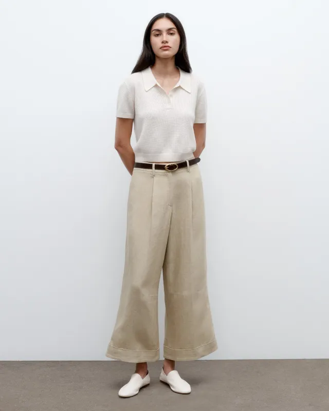 Thermal Polo in Fine Cashmere sold by TWP CLOTHING