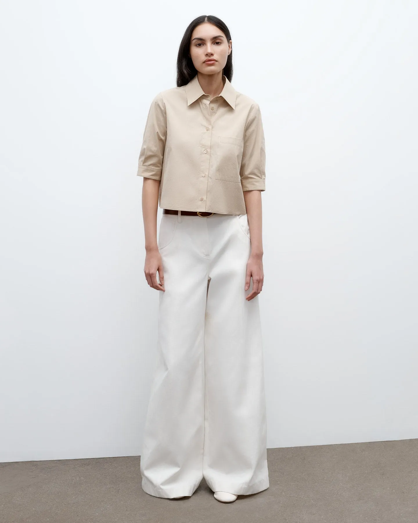 Short Lived Shirt in Vintage Washed Poplin sold by TWP CLOTHING product image thumbnail 4