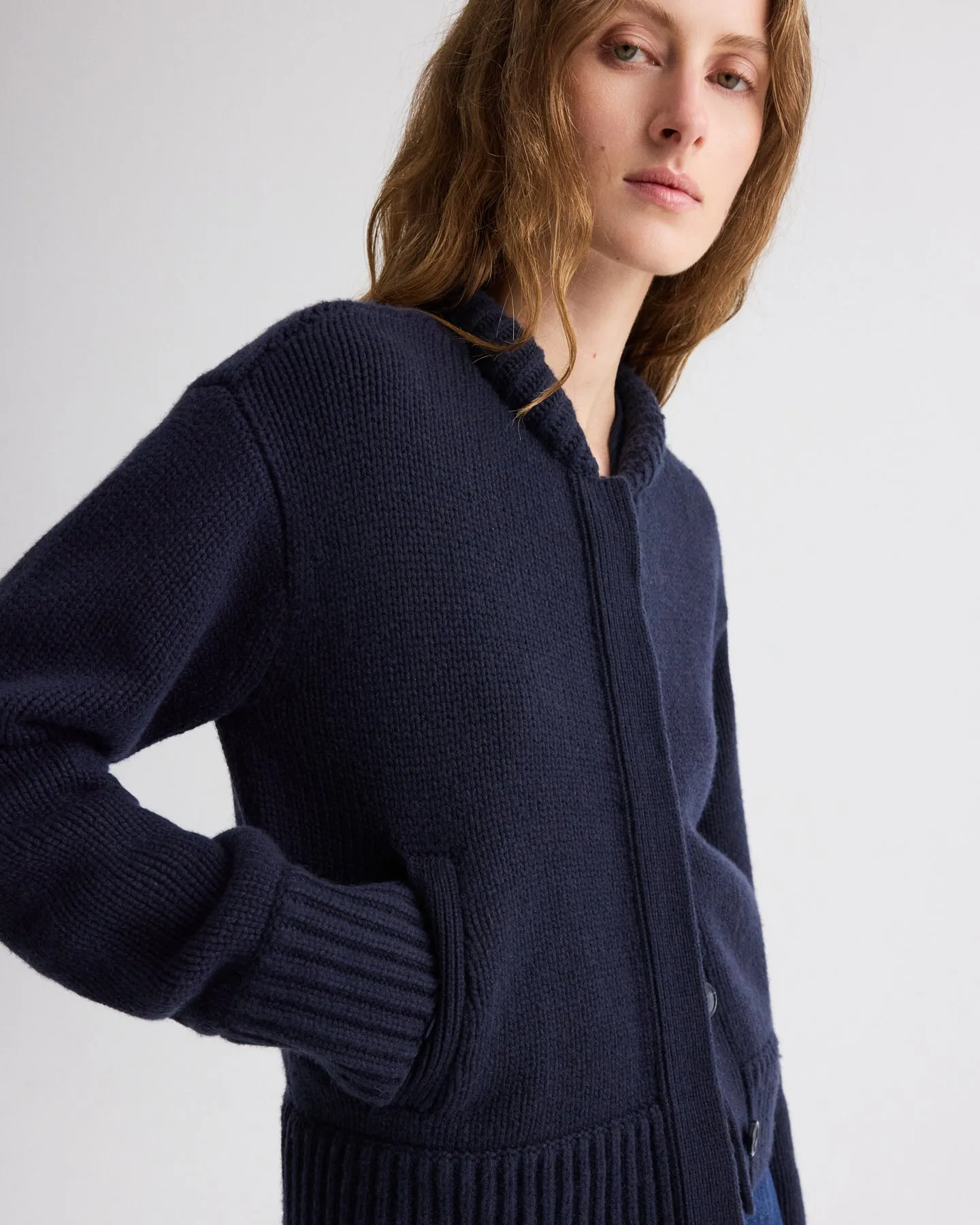 Connor Cardigan in Cashmere sold by TWP CLOTHING product image thumbnail 3