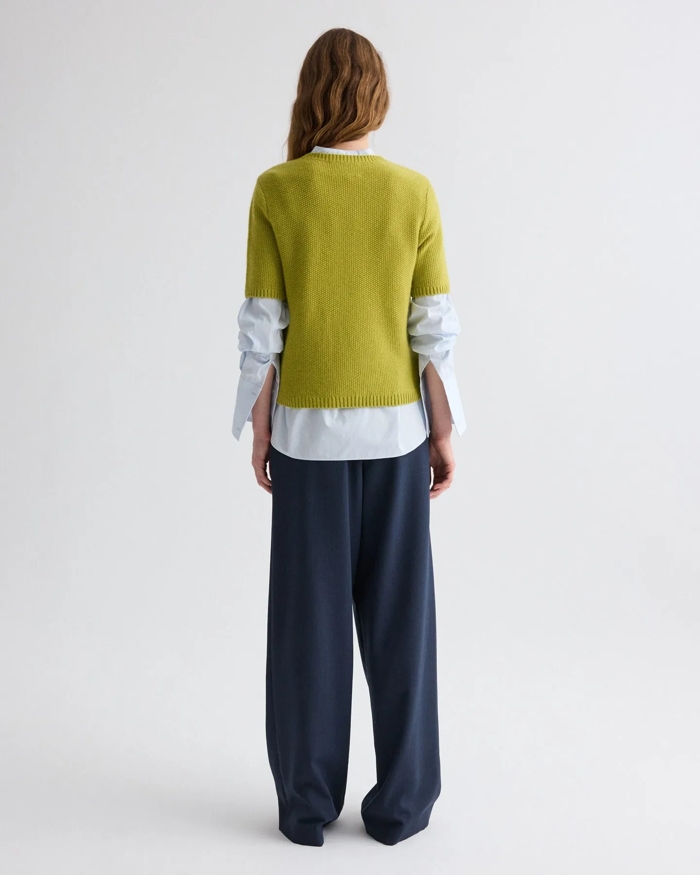 Seed Stitch Audrey Sweater in Cashmere sold by TWP CLOTHING product image thumbnail 5