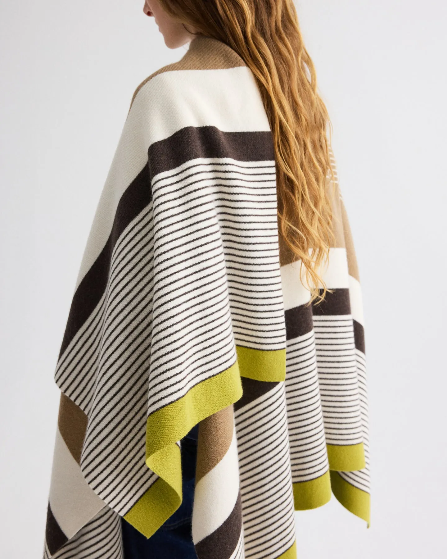 Wrapped Around Poncho in Cashmere sold by TWP CLOTHING product image thumbnail 3