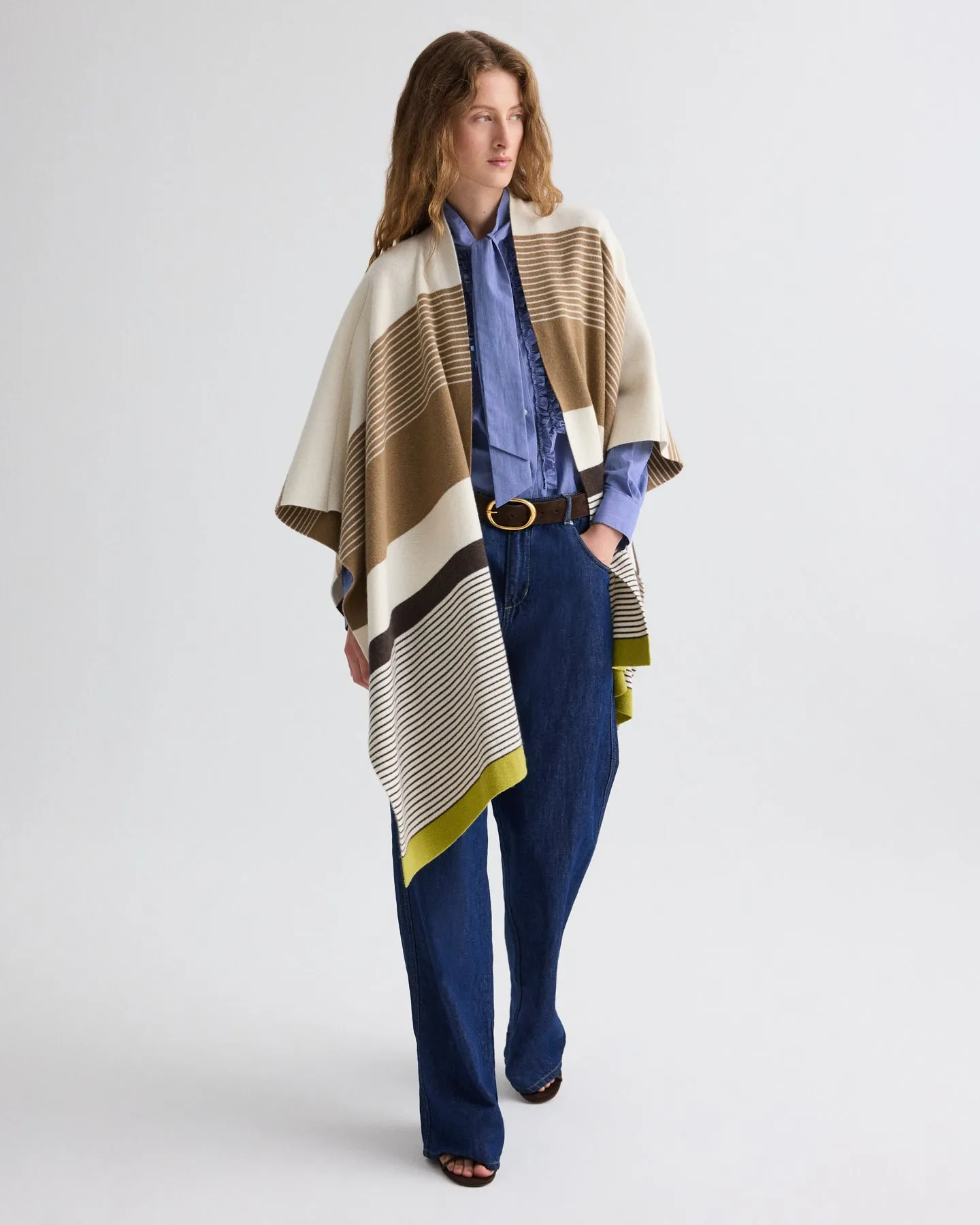 Wrapped Around Poncho in Cashmere sold by TWP CLOTHING product image thumbnail 2