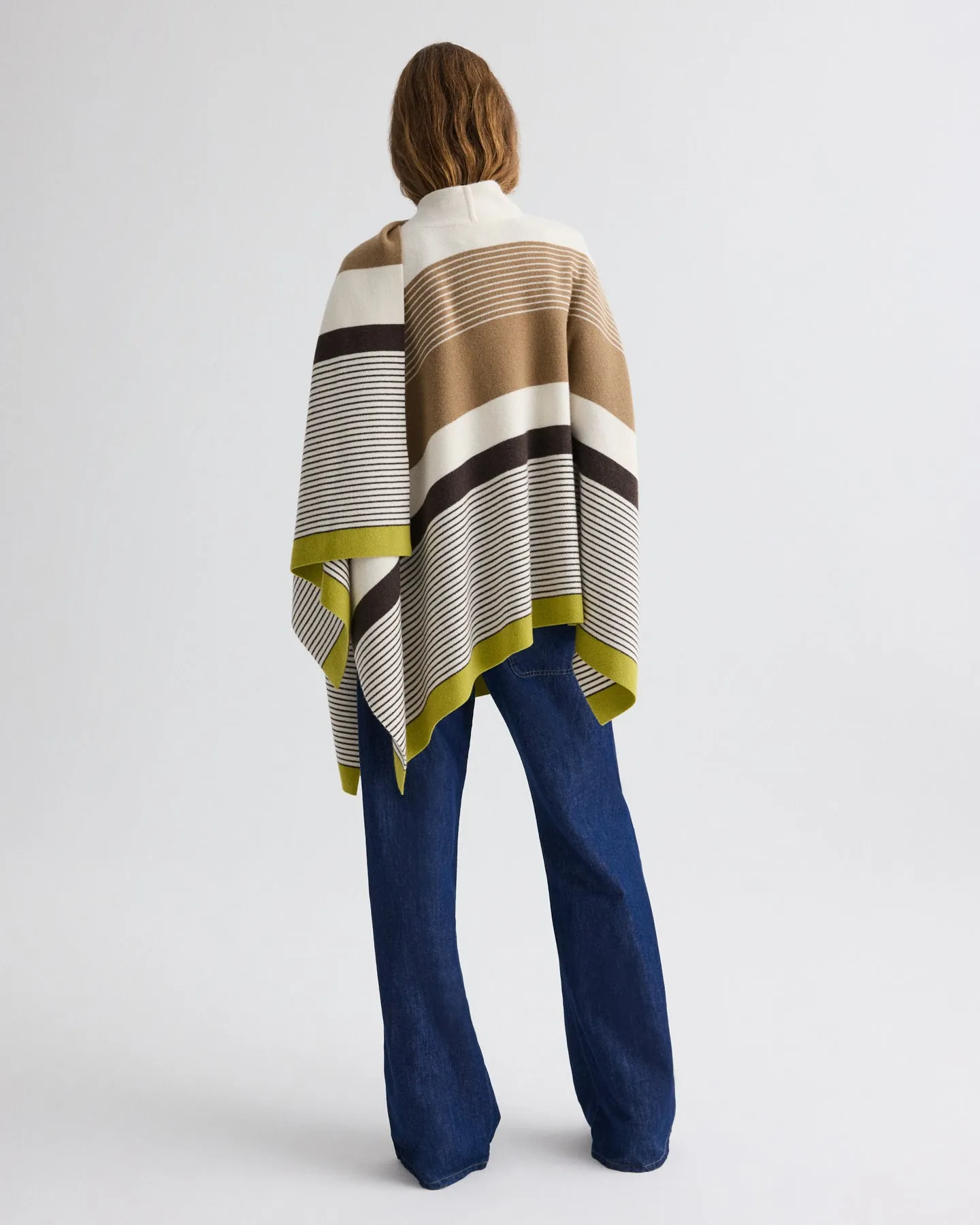 Wrapped Around Poncho in Cashmere sold by TWP CLOTHING product image thumbnail 5