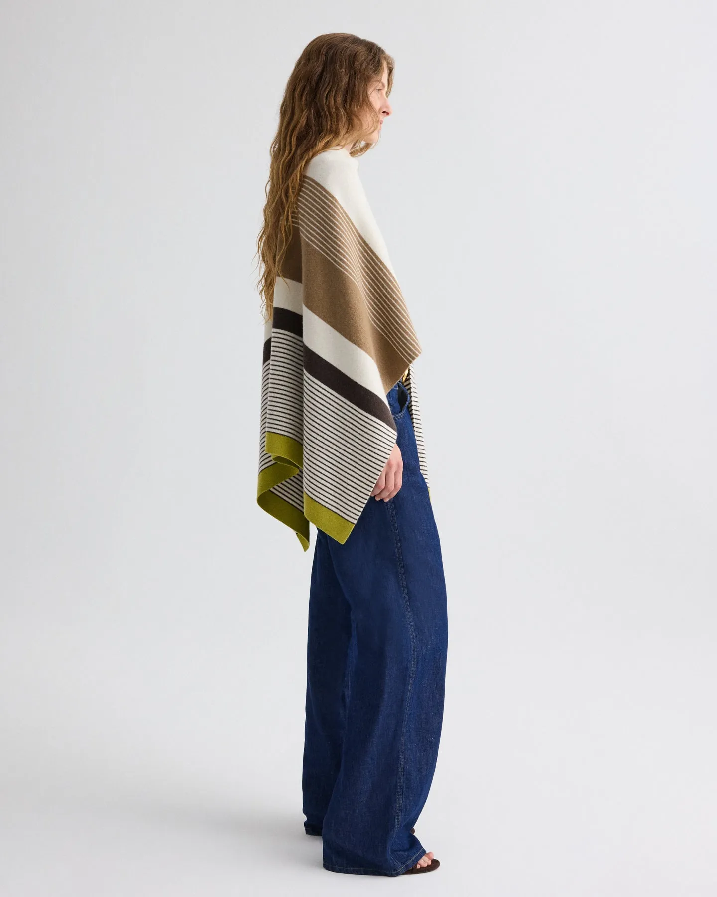 Wrapped Around Poncho in Cashmere sold by TWP CLOTHING product image thumbnail 4