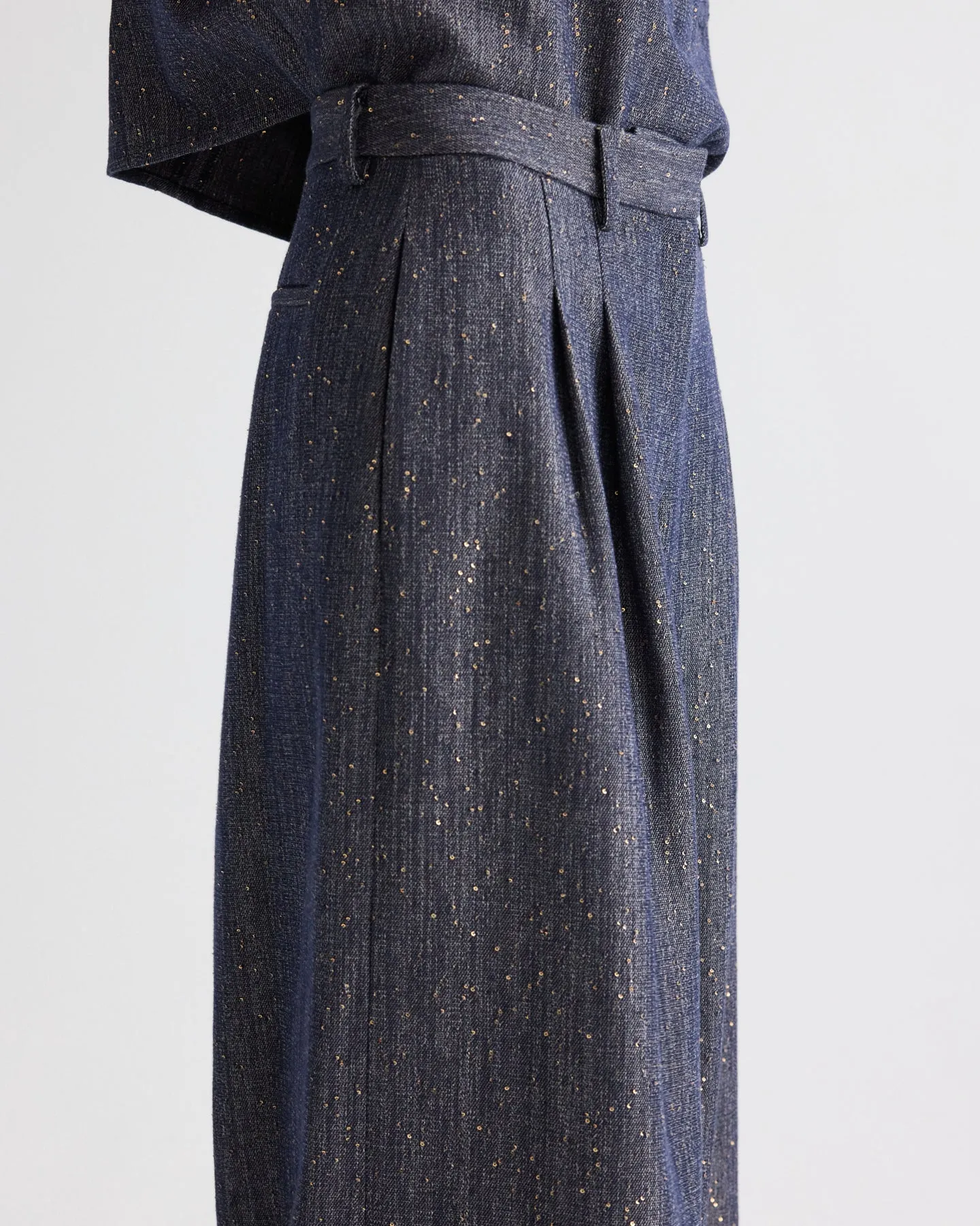 Avery Pant in Sequined Denim sold by TWP CLOTHING product image thumbnail 4