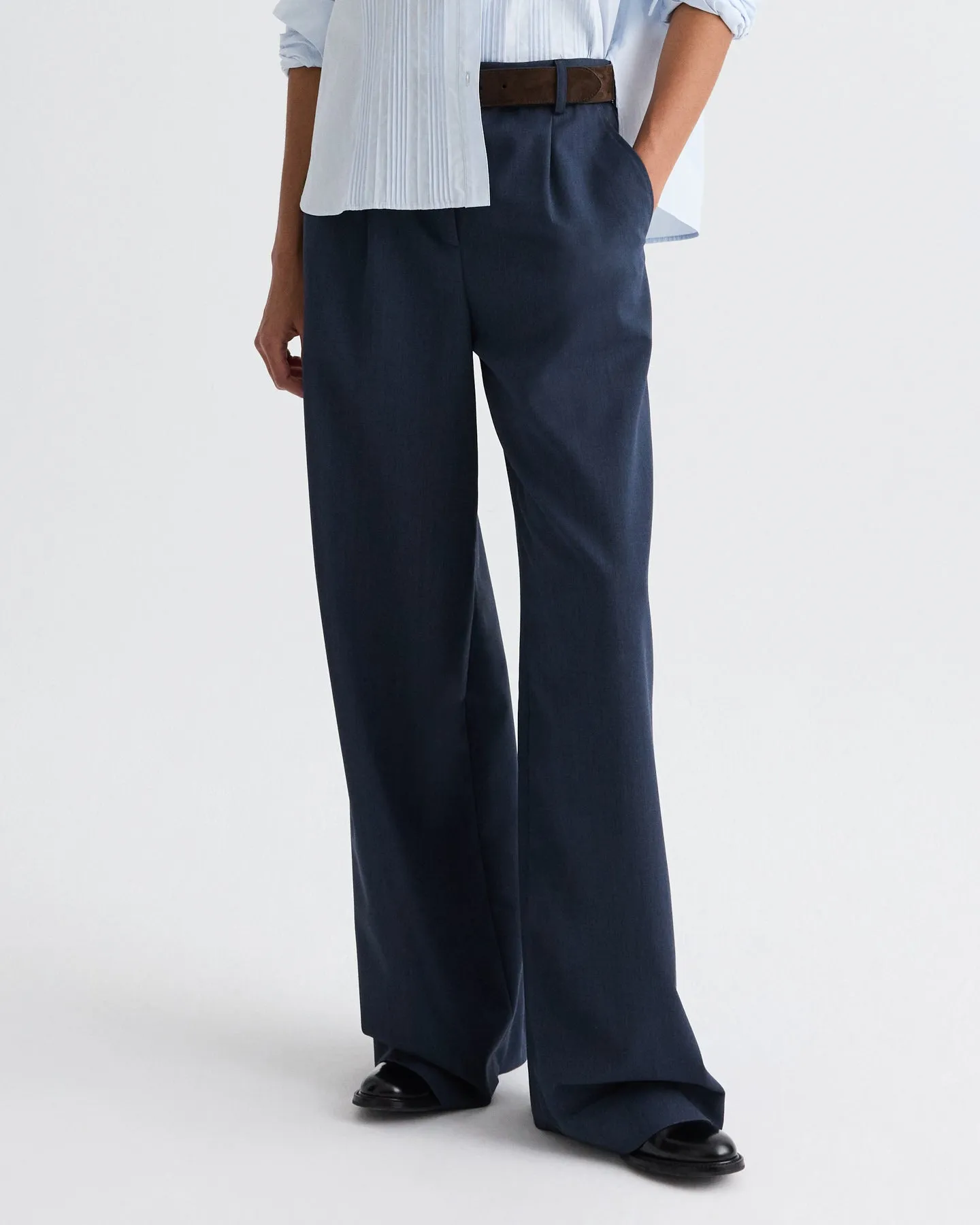 Hudson St. Pant in Denim Look Suiting sold by TWP CLOTHING product image thumbnail 2