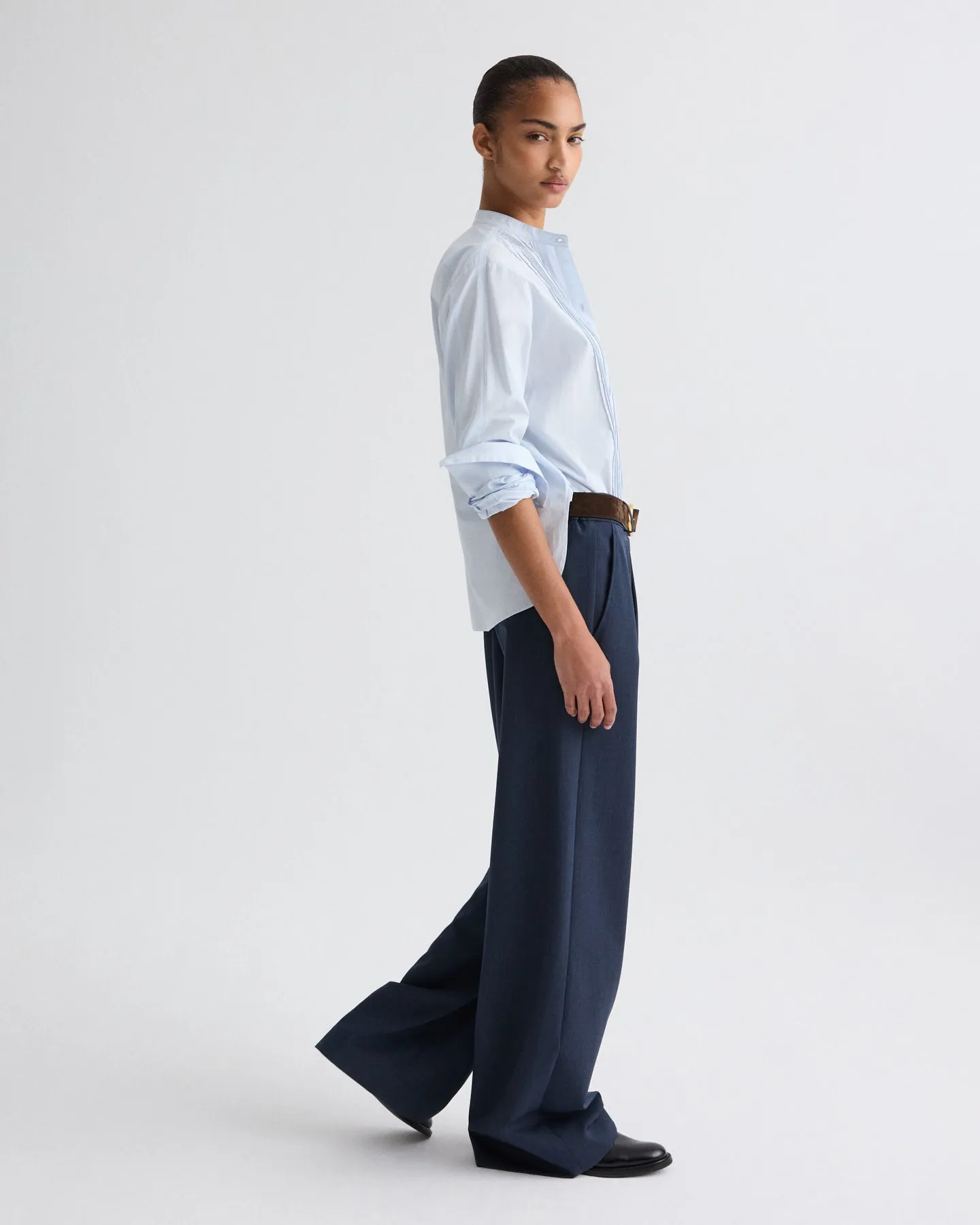 Hudson St. Pant in Denim Look Suiting sold by TWP CLOTHING product image thumbnail 3