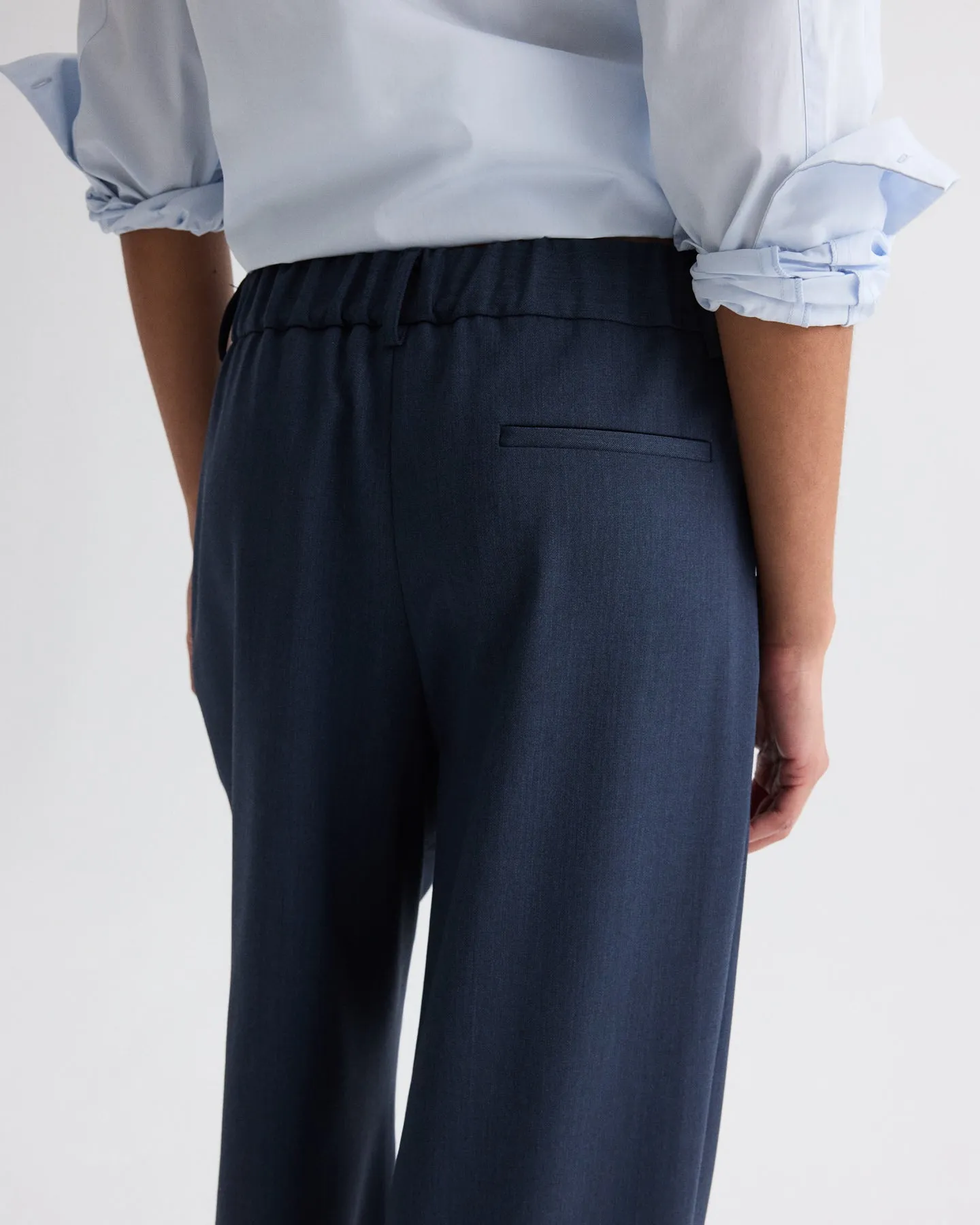 Hudson St. Pant in Denim Look Suiting sold by TWP CLOTHING product image thumbnail 4