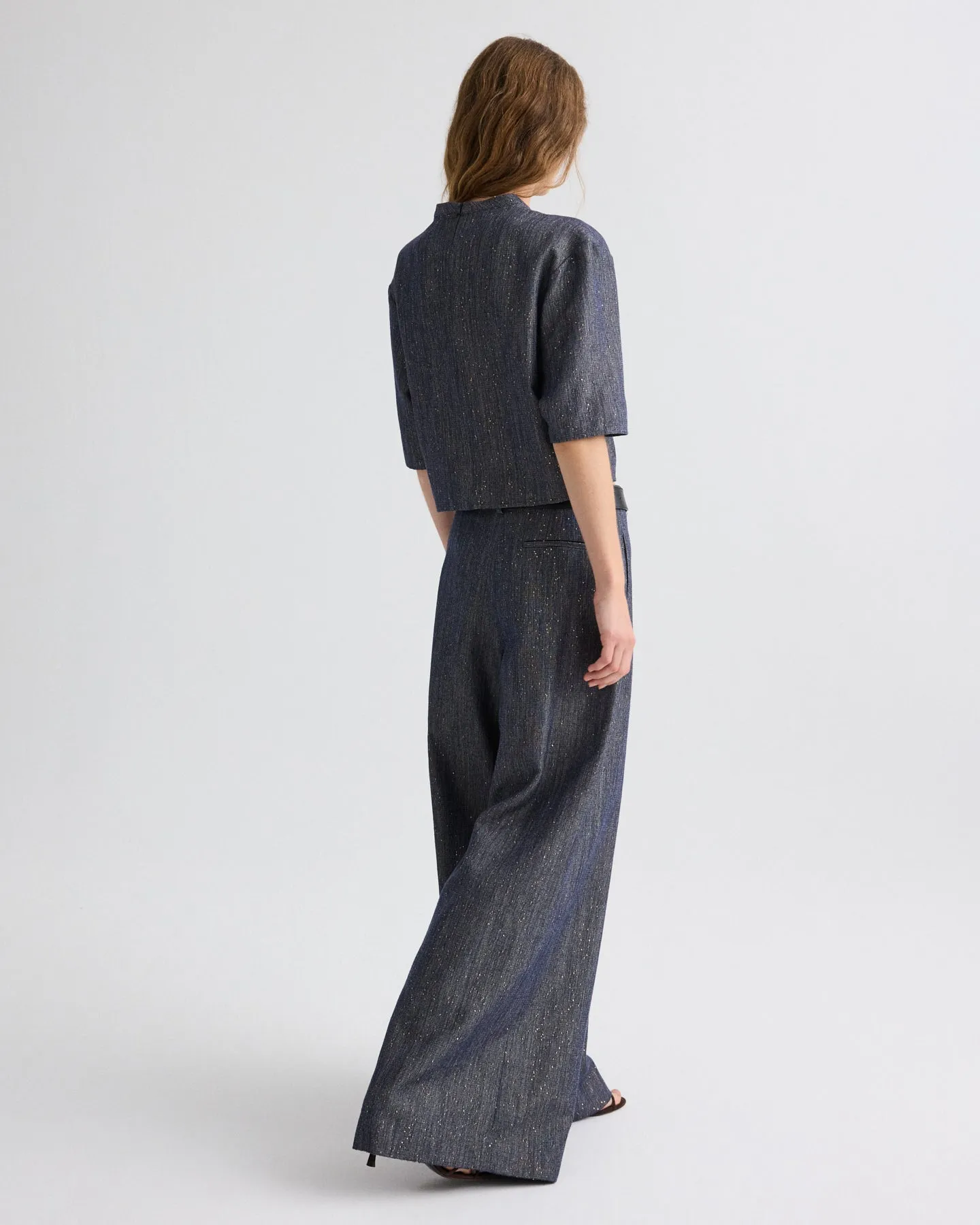 Ex T in Sequined Denim sold by TWP CLOTHING product image thumbnail 5