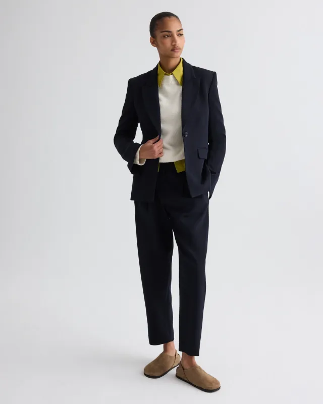 Her Fit Blazer in Cavalry Twill Suiting sold by TWP CLOTHING