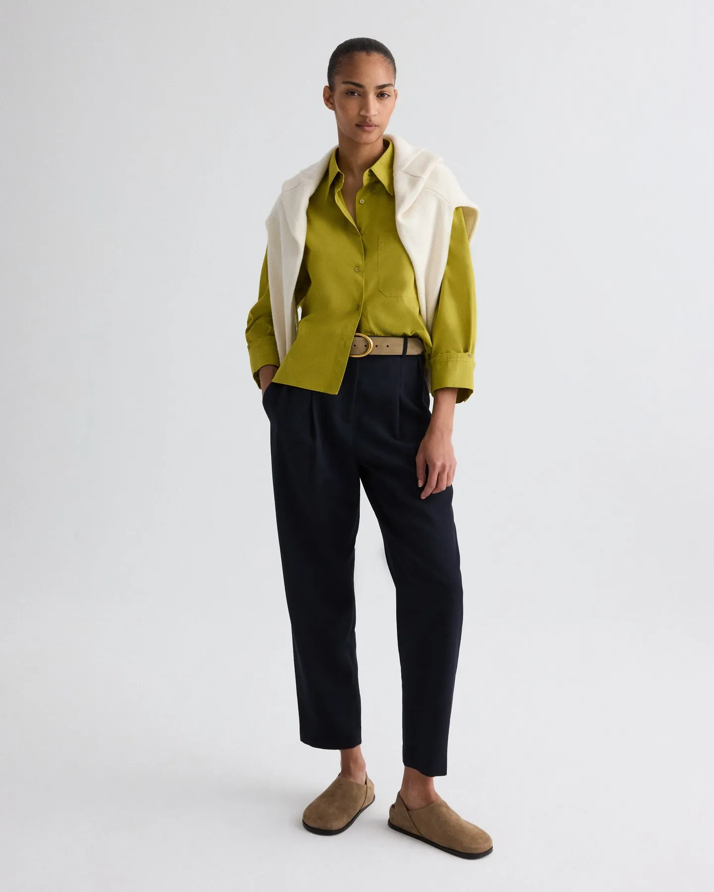 J.D. Shirt in Super Compact Poplin sold by TWP CLOTHING product image thumbnail 4