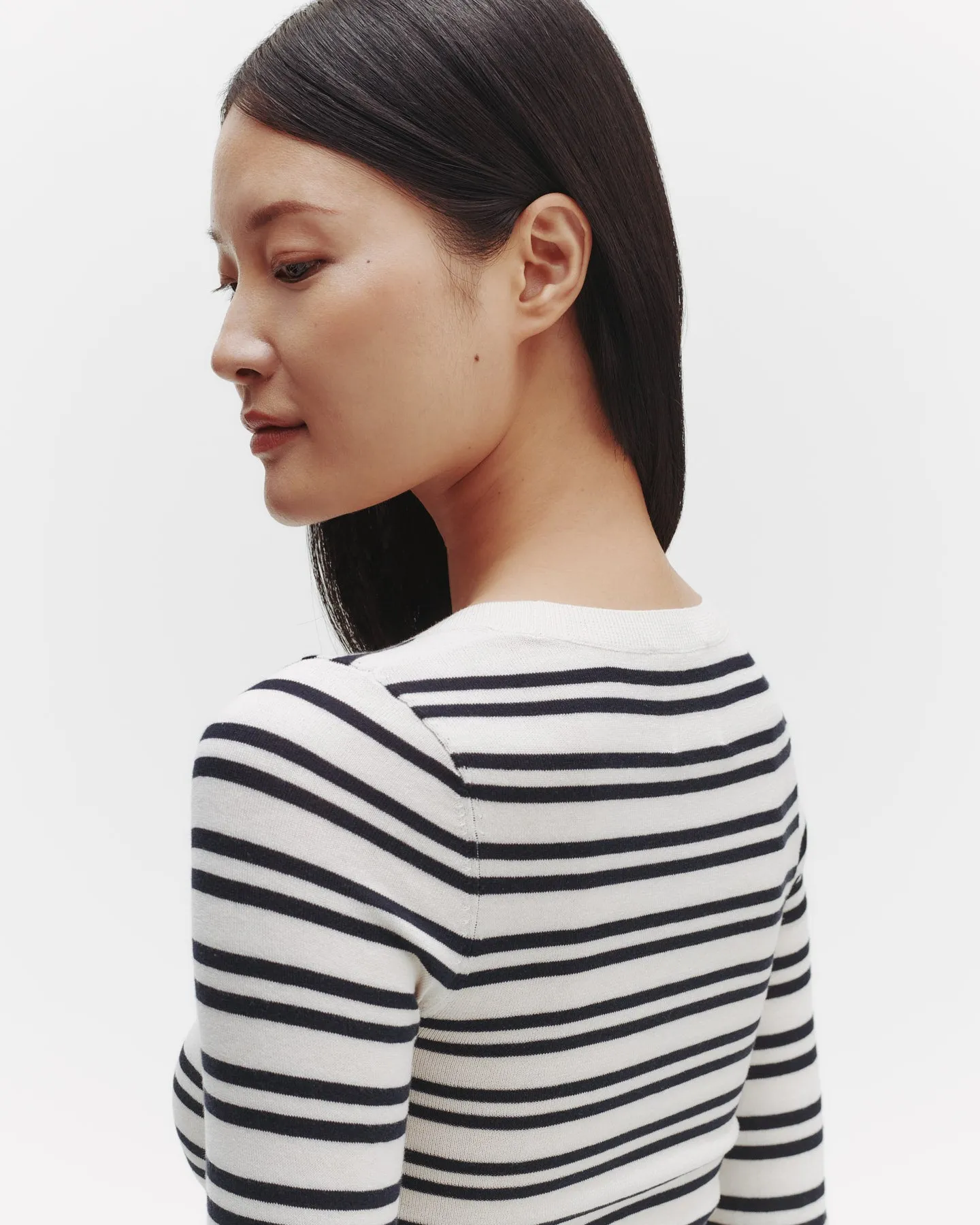 Striped Secondskin in Cotton Silk sold by TWP CLOTHING product image thumbnail 3