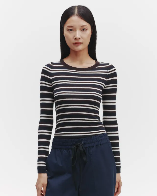 Striped Secondskin in Cotton Silk sold by TWP CLOTHING