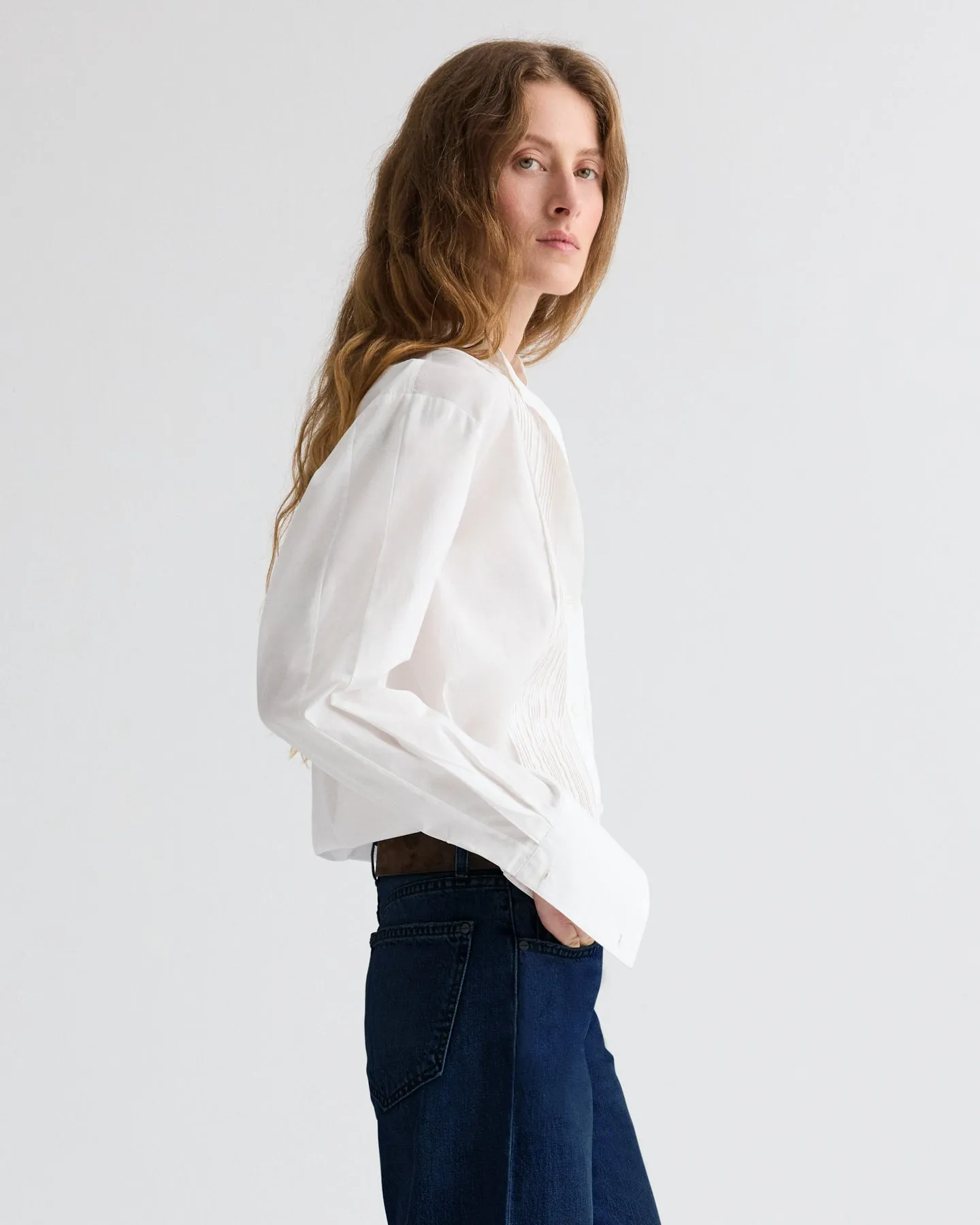 Painter Shirt in Compact Poplin sold by TWP CLOTHING product image thumbnail 4