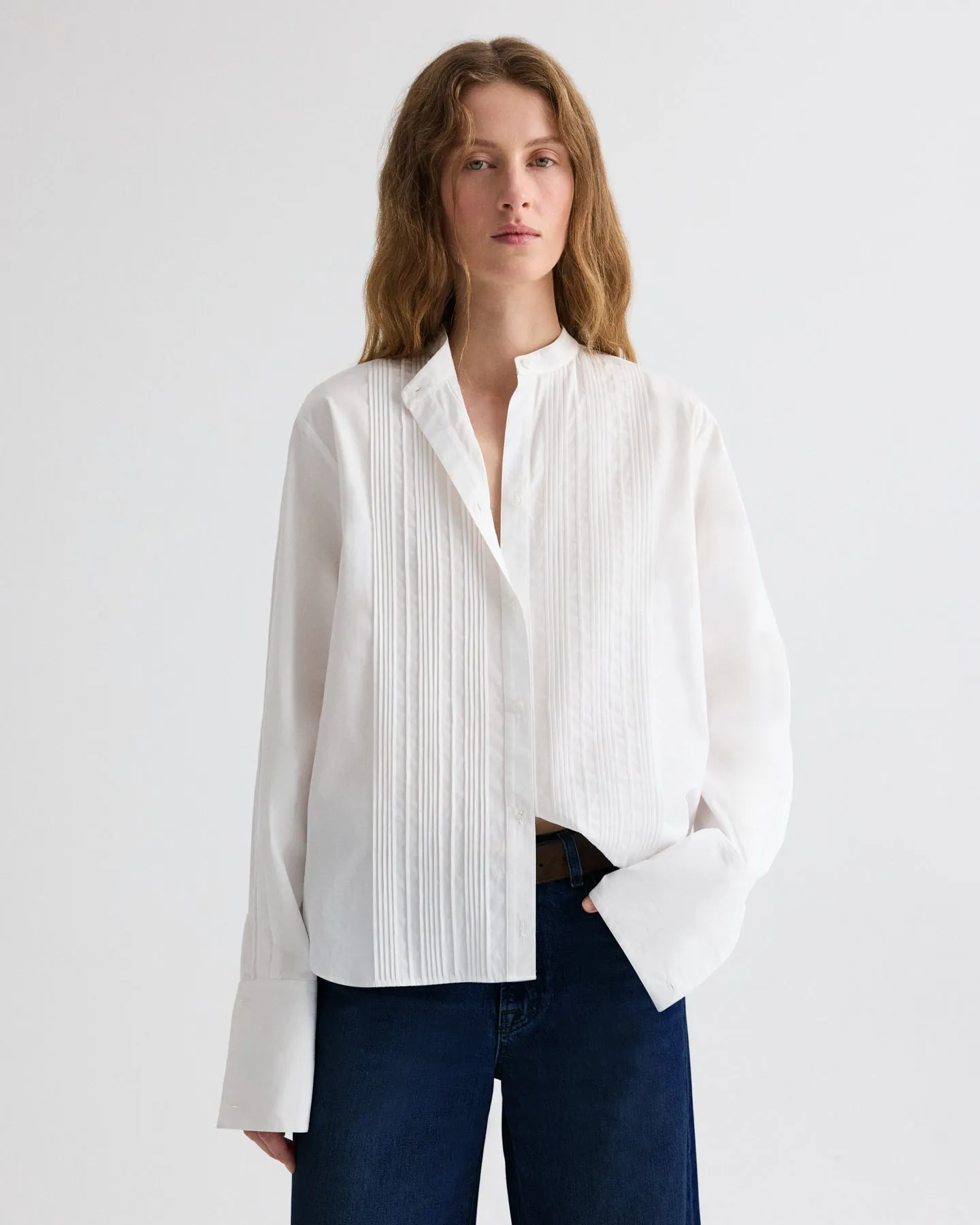 Painter Shirt in Compact Poplin sold by TWP CLOTHING