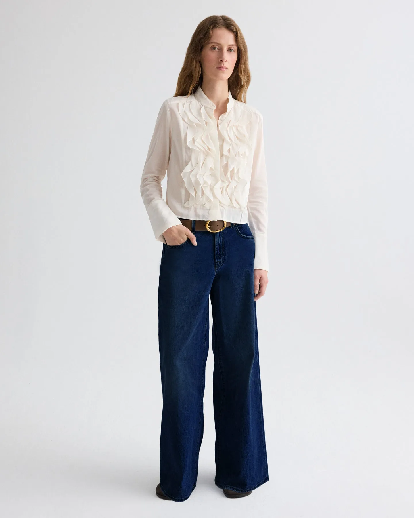 Patti Top in Cotton Silk Organza sold by TWP CLOTHING product image thumbnail 3