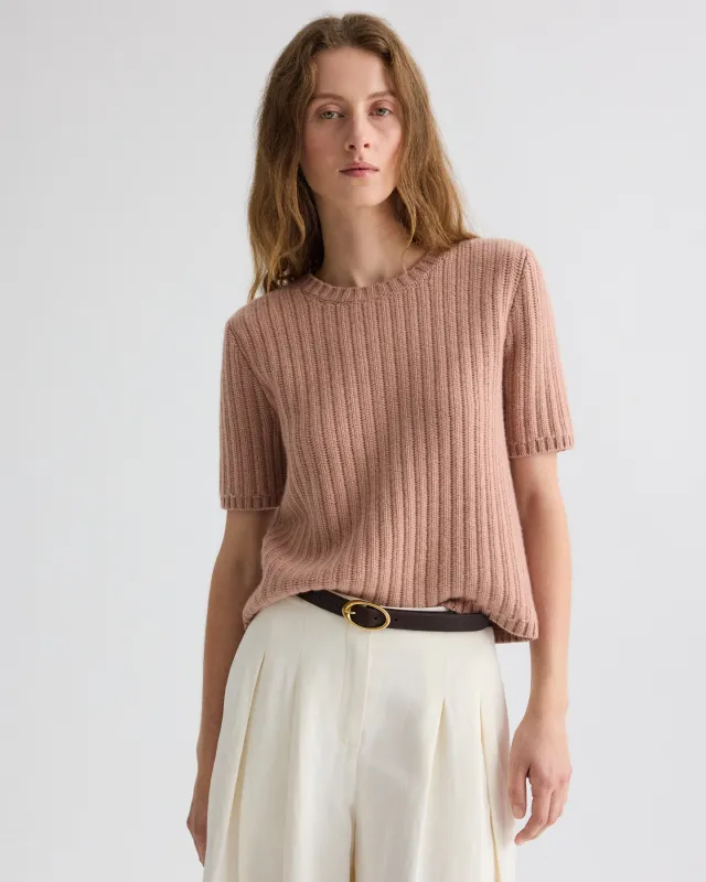 Float Stitch Audrey Sweater in Italian Cashmere sold by TWP CLOTHING