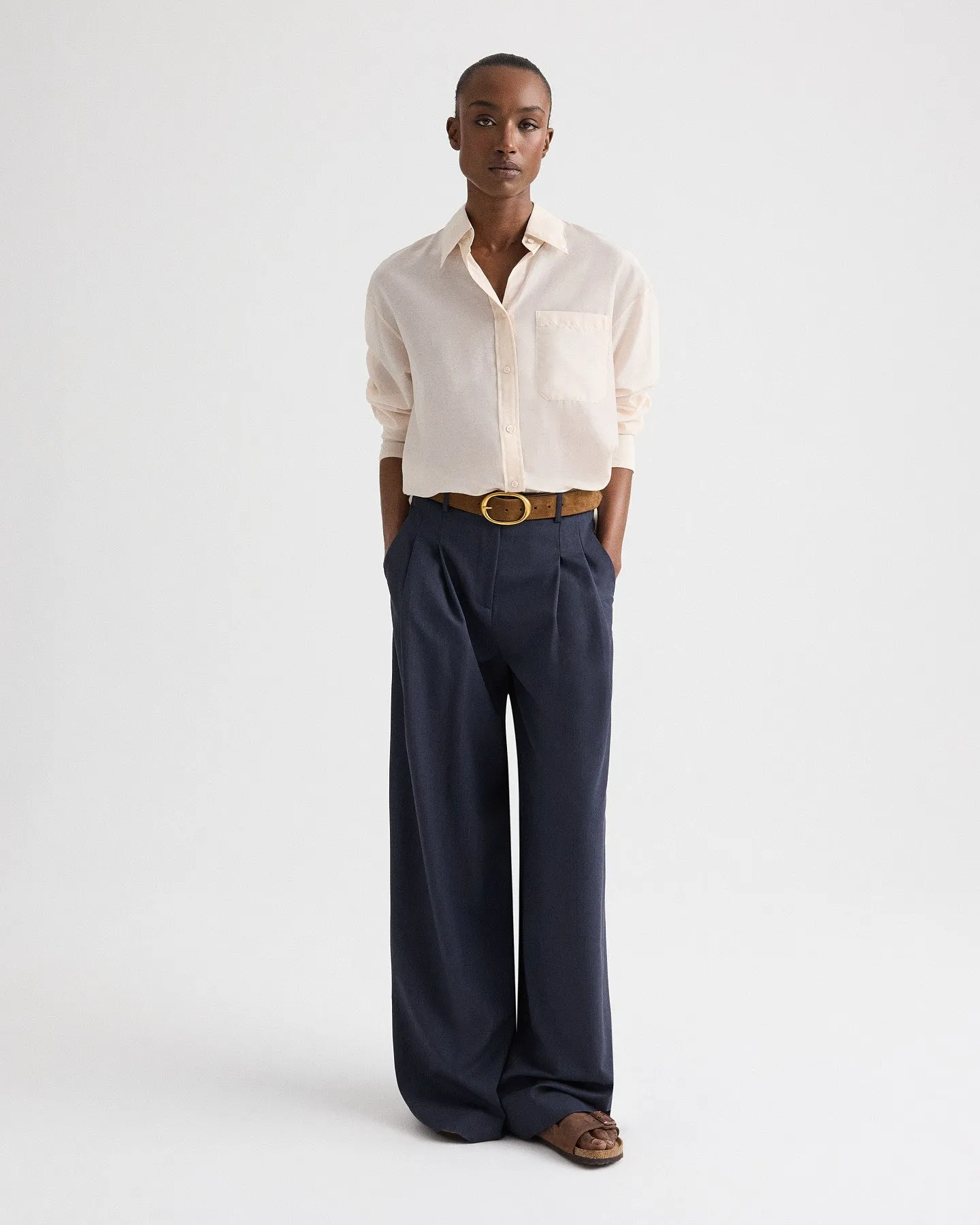 Big Joe Shirt in Cotton Silk Organza sold by TWP CLOTHING product image thumbnail 4