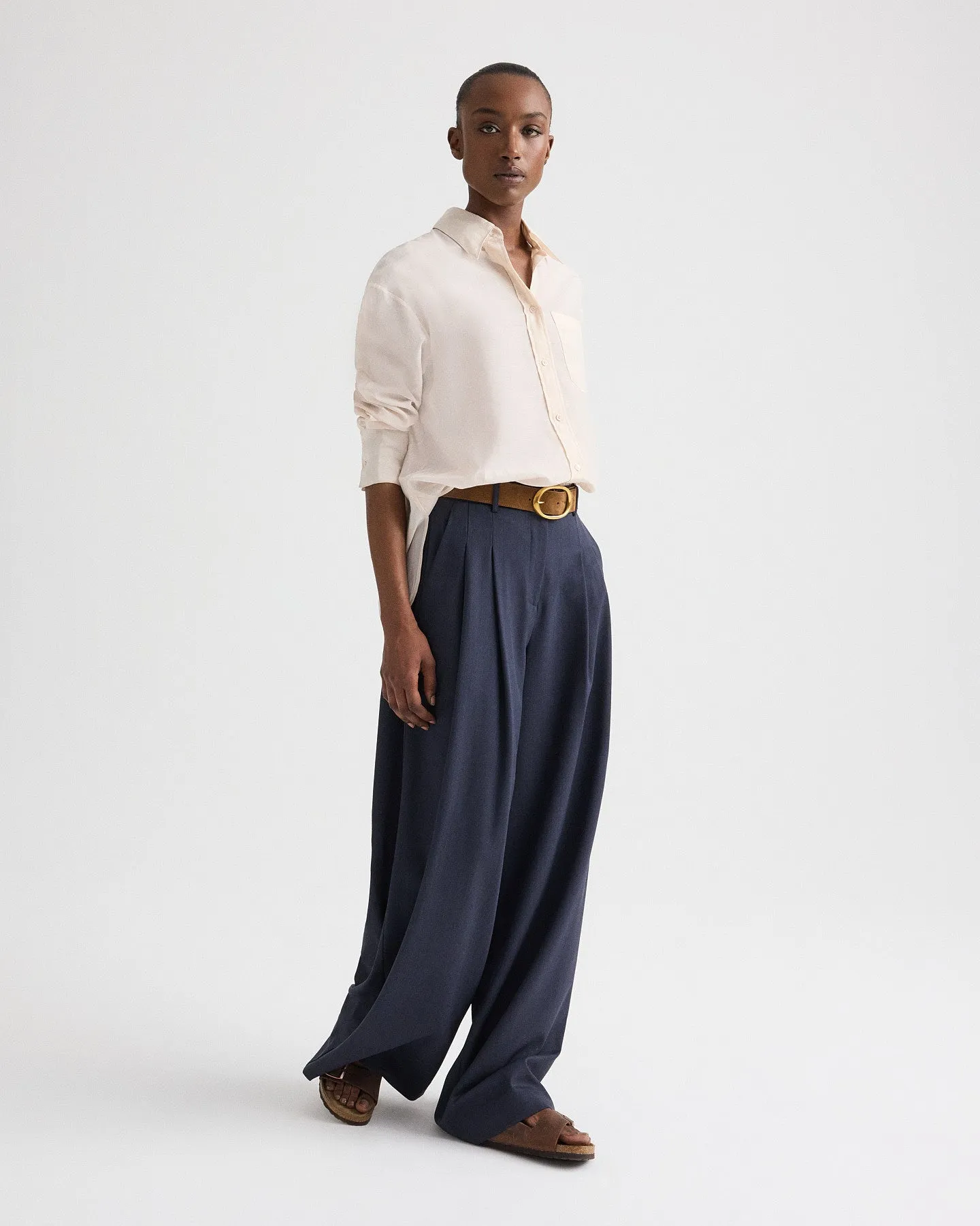 Big Joe Shirt in Cotton Silk Organza sold by TWP CLOTHING product image thumbnail 3