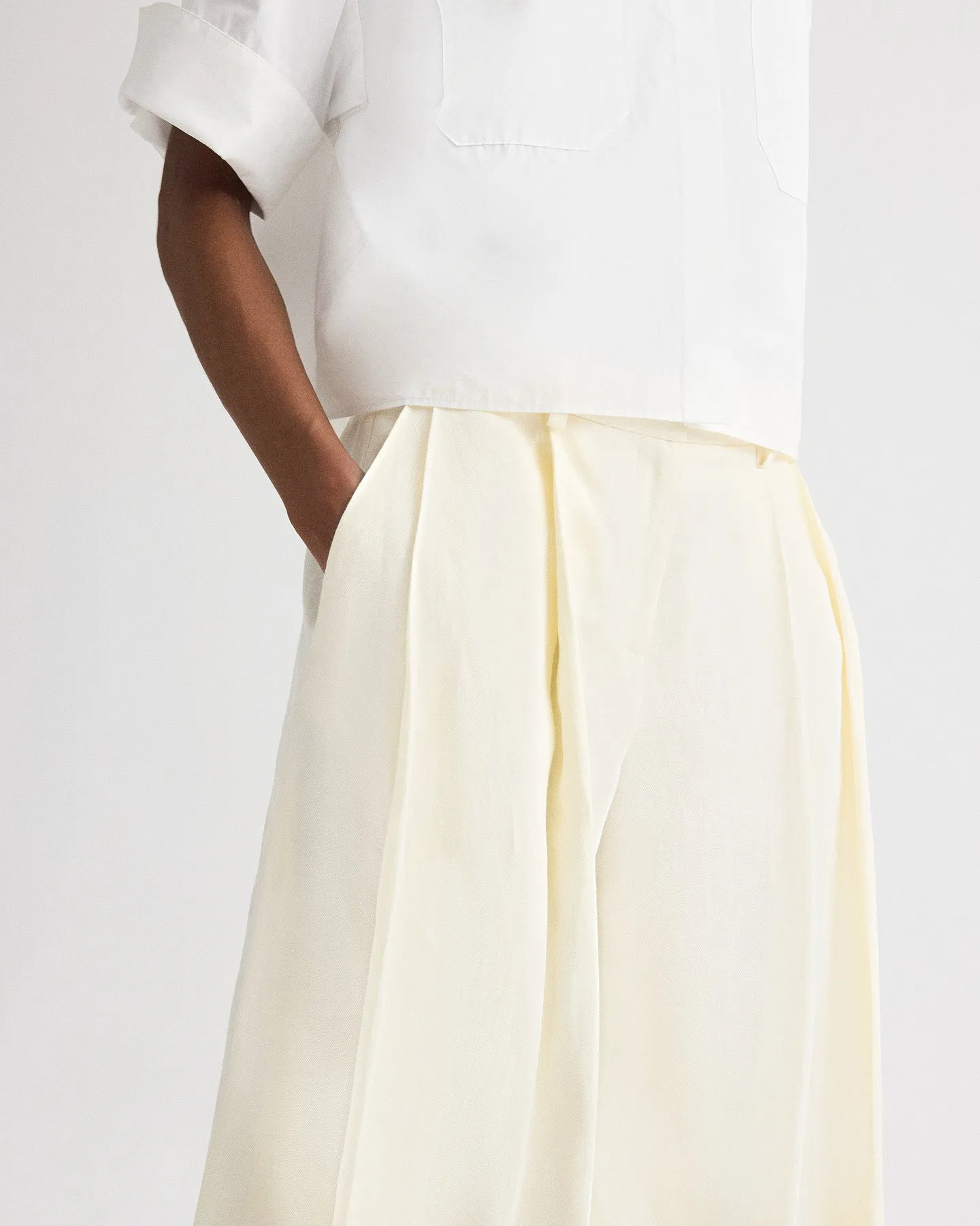 Crosby St. Pant in Cotton Linen Suiting sold by TWP CLOTHING product image thumbnail 3