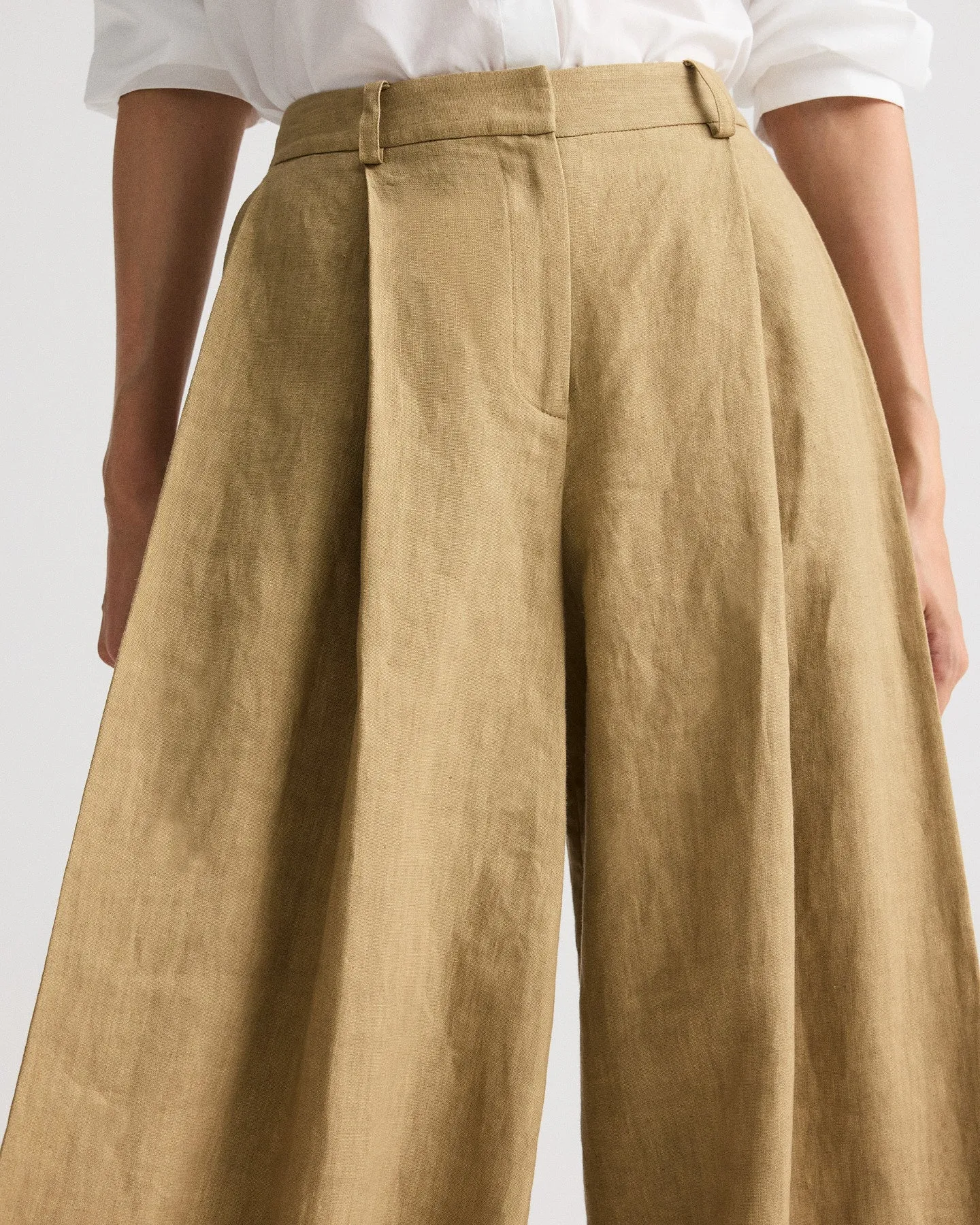 Crosby St Pant in Plain Weave Linen sold by TWP CLOTHING product image thumbnail 3