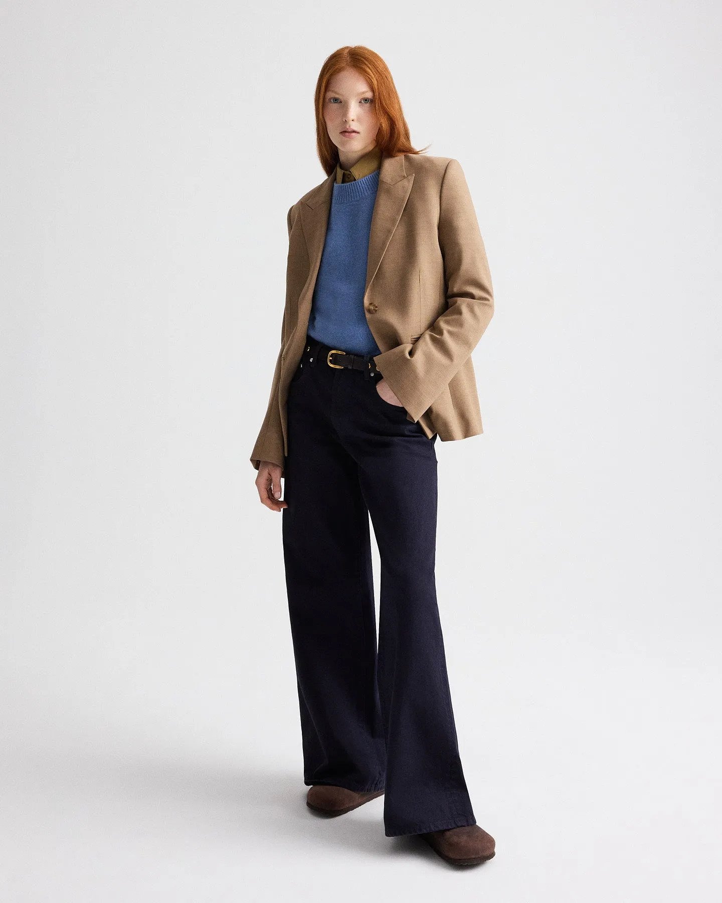 Her Fit Blazer in Bistretch Ultrafine Tabby sold by TWP CLOTHING