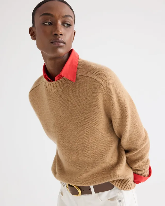New Jill Crewneck Sweater in Italian Cashmere made by TWP CLOTHING