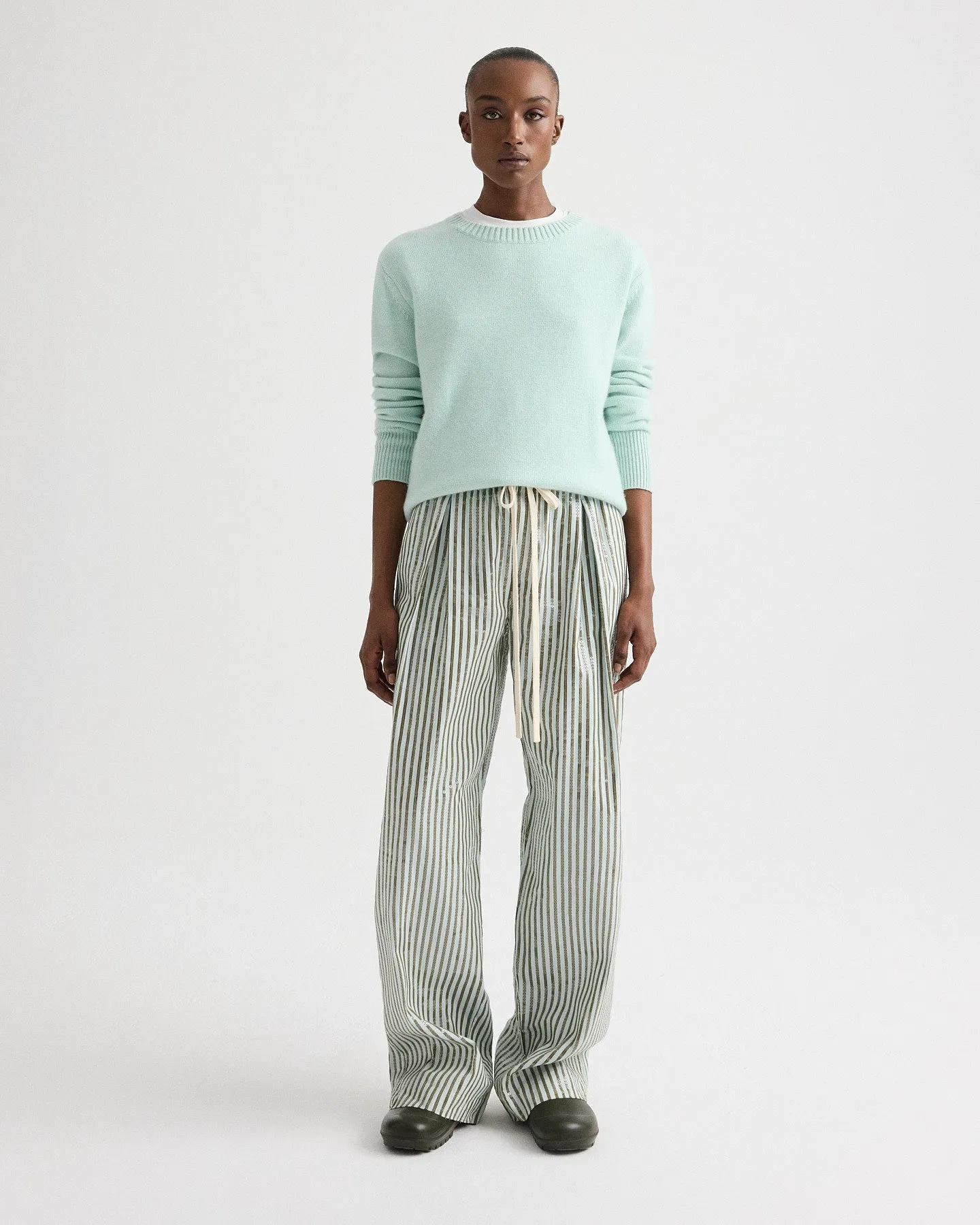 Boy Crewneck Sweater in Italian Cashmere sold by TWP CLOTHING product image thumbnail 3
