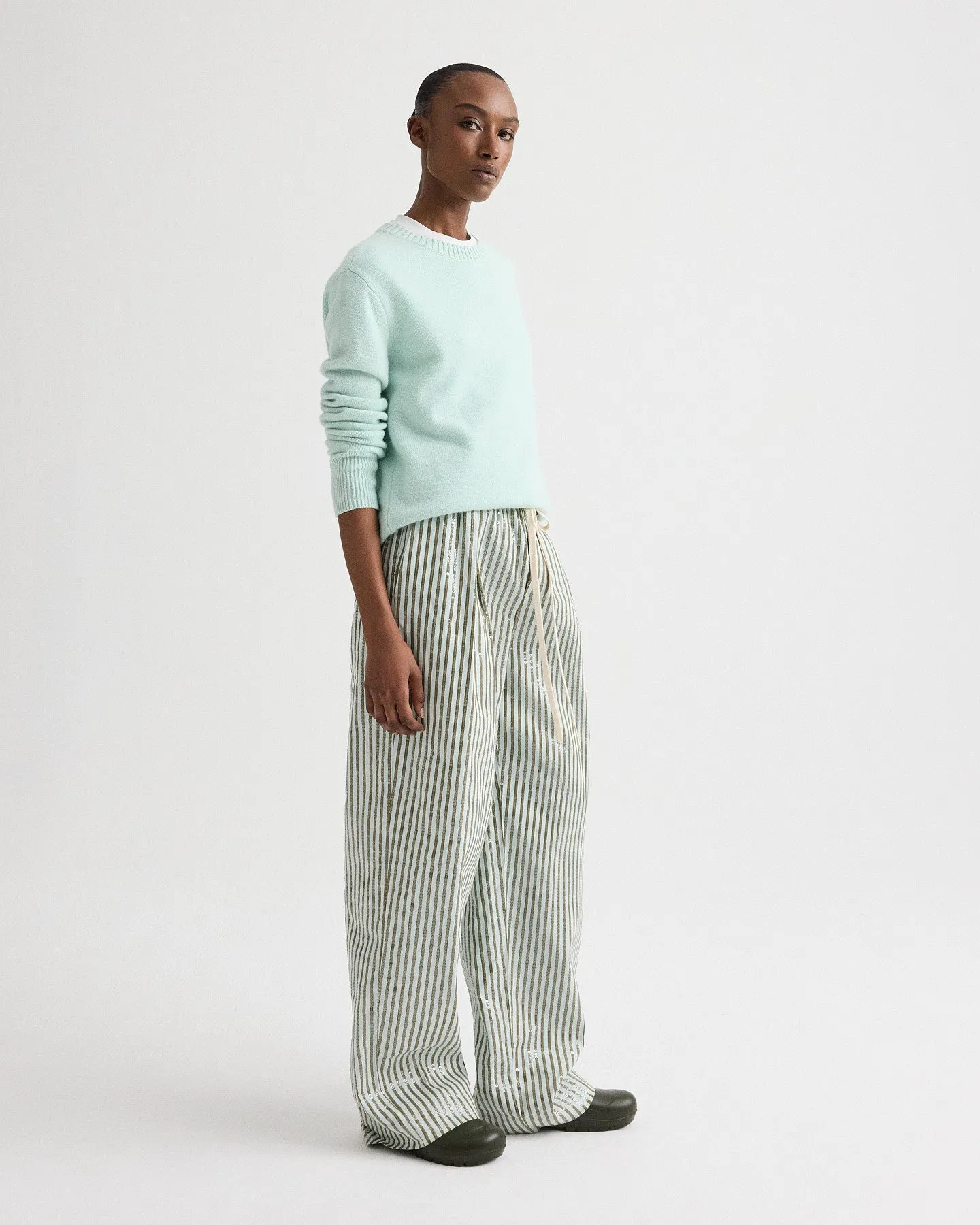 Boy Crewneck Sweater in Italian Cashmere sold by TWP CLOTHING product image thumbnail 4