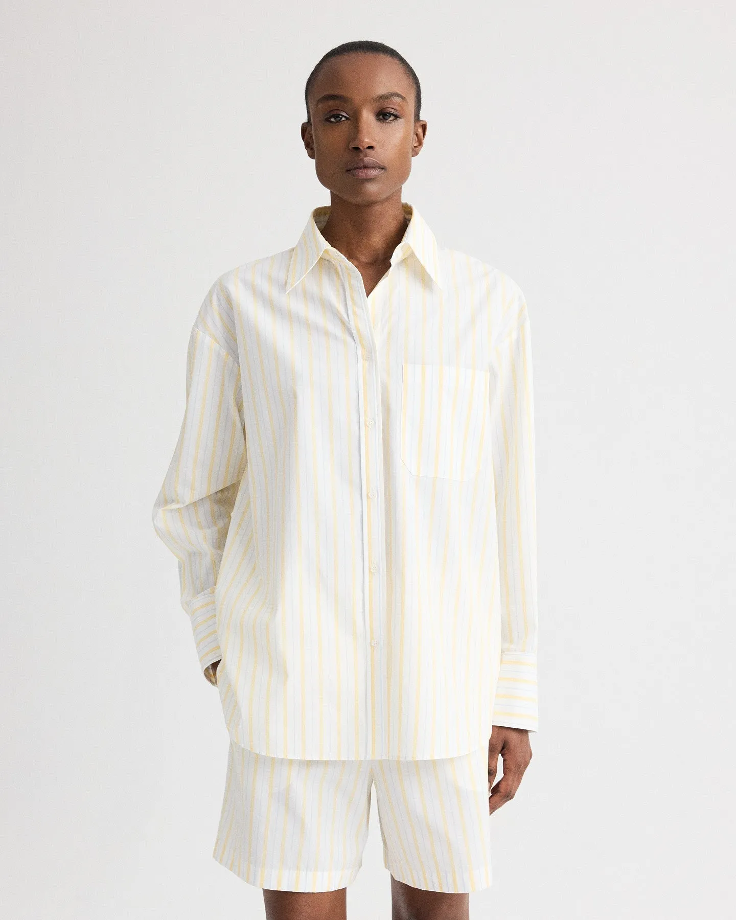 Big Joe Shirt in Yarn Dyed Cotton Stripe sold by TWP CLOTHING product image thumbnail 2