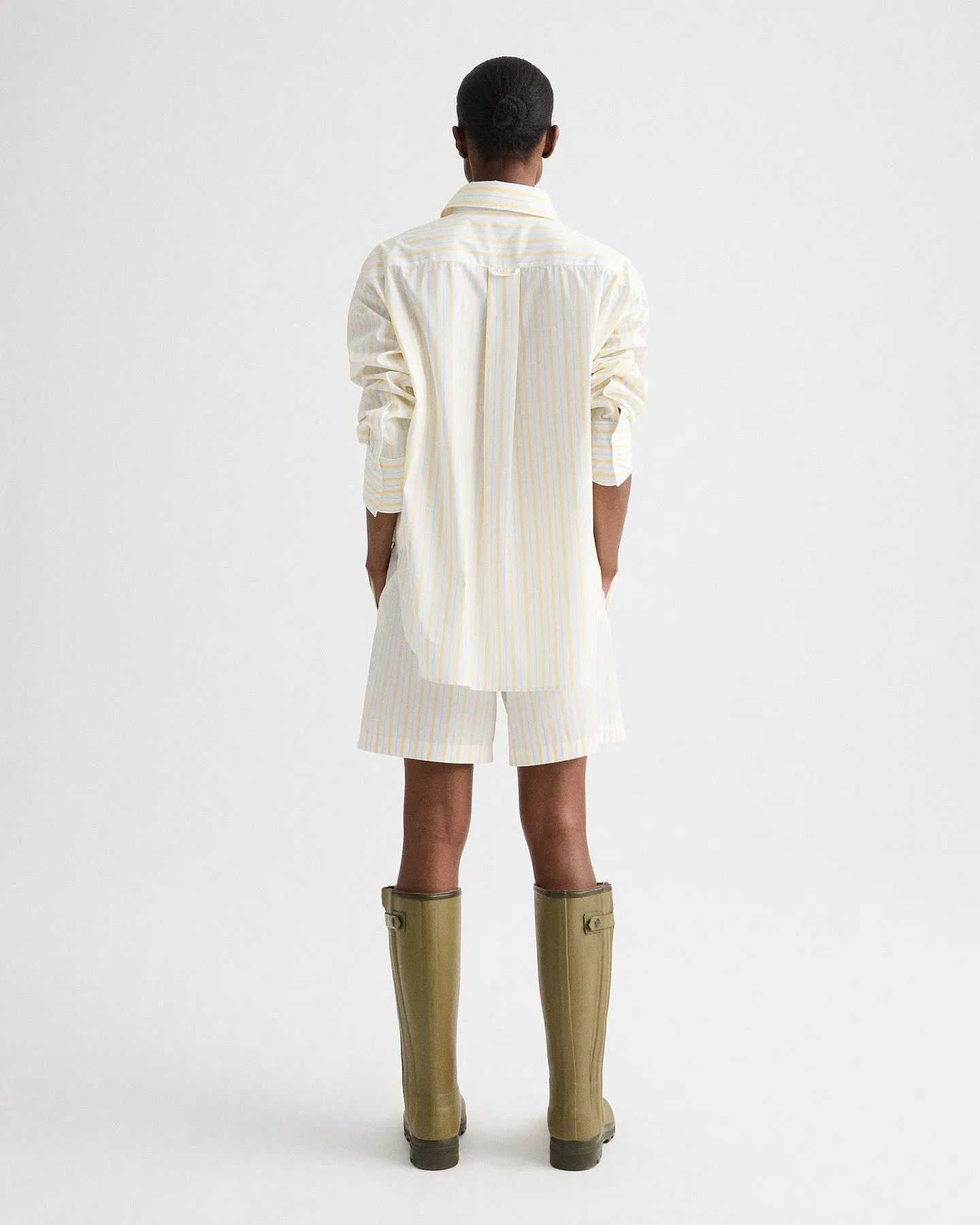 Big Joe Shirt in Yarn Dyed Cotton Stripe sold by TWP CLOTHING product image thumbnail 5
