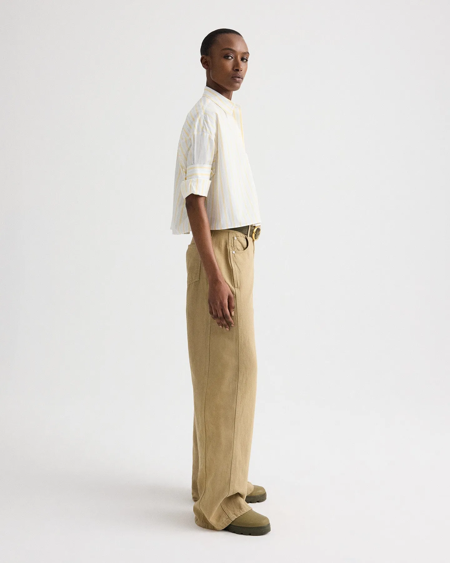 Next Ex Shirt in Yarn Dyed Cotton Stripe sold by TWP CLOTHING product image thumbnail 4