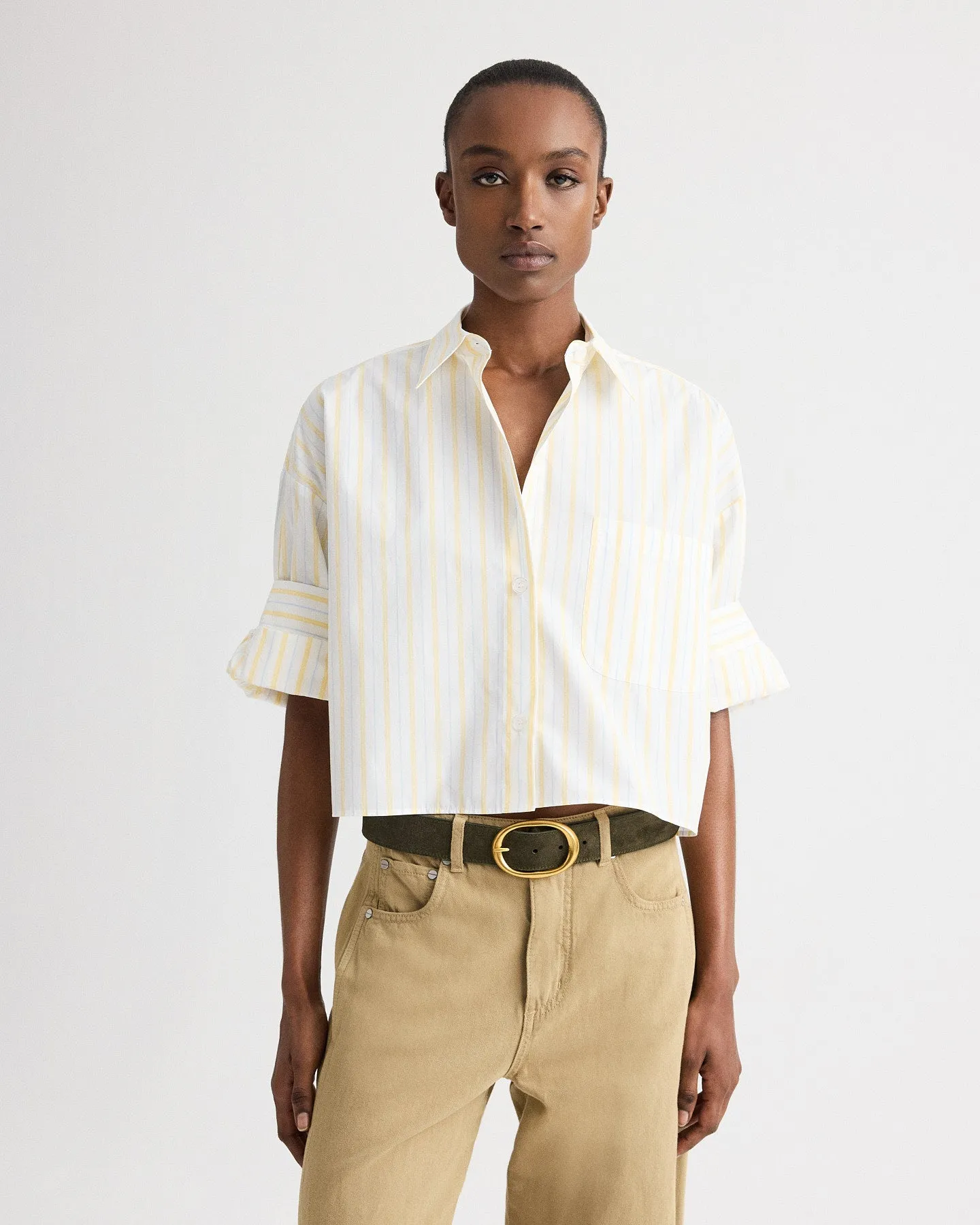 Next Ex Shirt in Yarn Dyed Cotton Stripe sold by TWP CLOTHING product image thumbnail 2