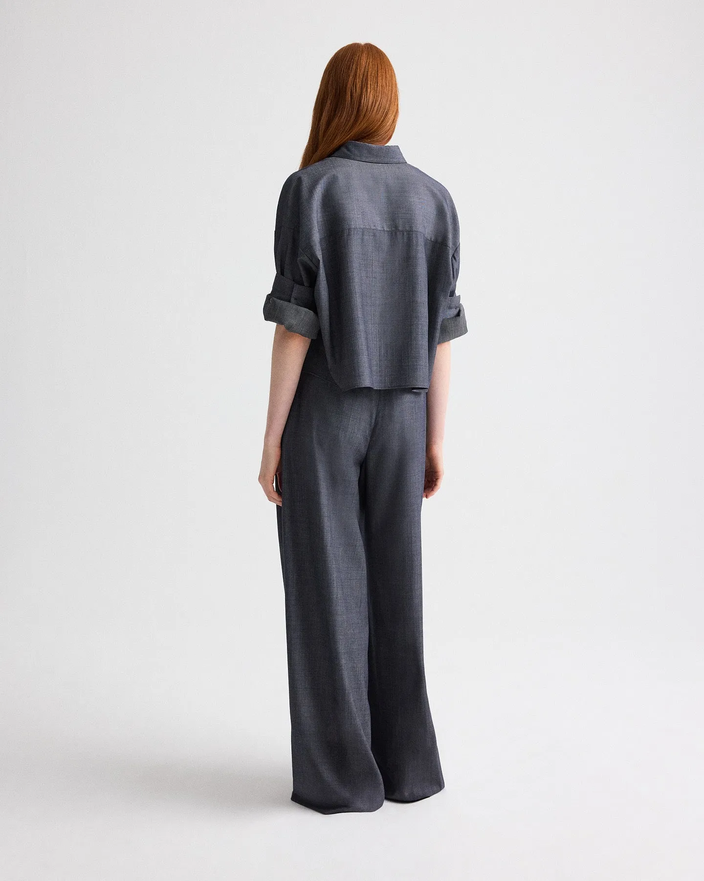 Next Ex Shirt in Lightweight Viscose Wool sold by TWP CLOTHING product image thumbnail 5