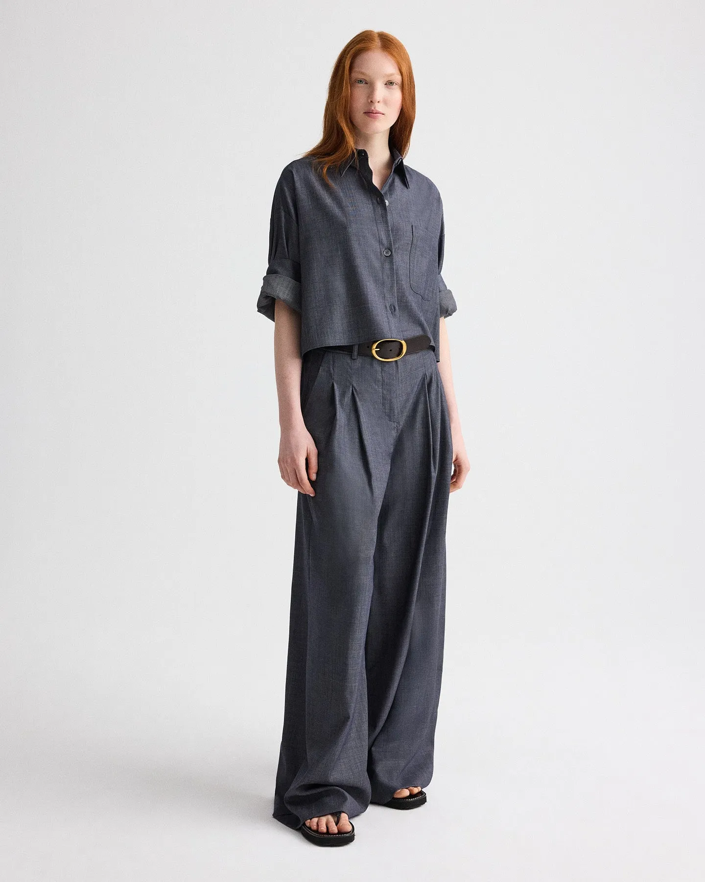 Next Ex Shirt in Lightweight Viscose Wool sold by TWP CLOTHING product image thumbnail 3