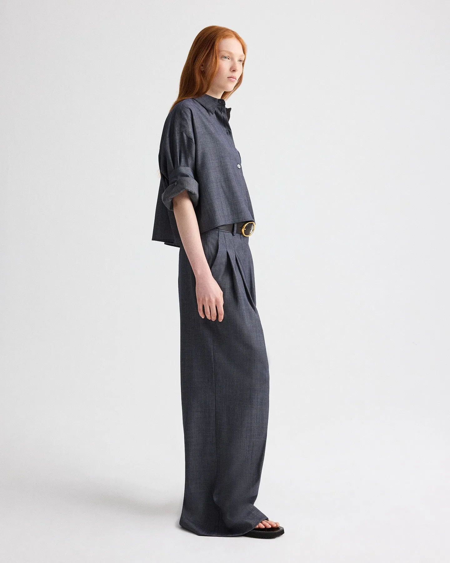 Next Ex Shirt in Lightweight Viscose Wool sold by TWP CLOTHING product image thumbnail 4