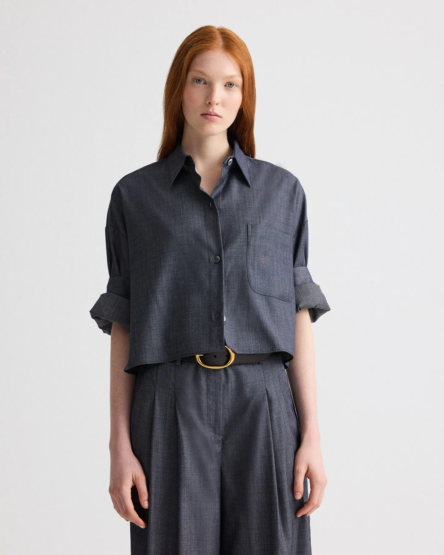Next Ex Shirt in Lightweight Viscose Wool sold by TWP CLOTHING product image thumbnail 2