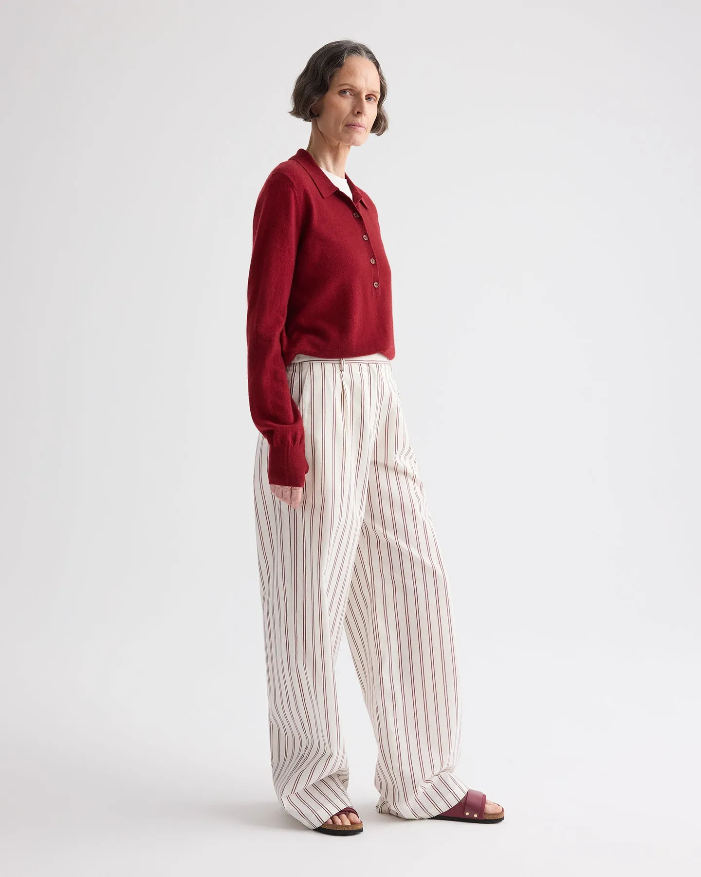 Uma Henley Sweater in Cashmere sold by TWP CLOTHING product image thumbnail 4