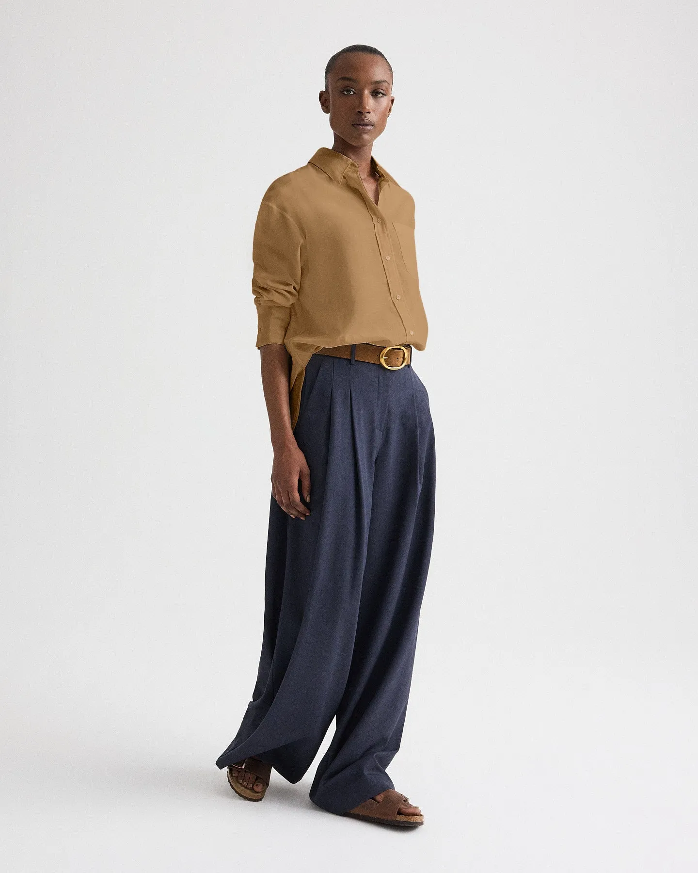 Big Joe Shirt in Cotton Silk Organza sold by TWP CLOTHING product image thumbnail 3