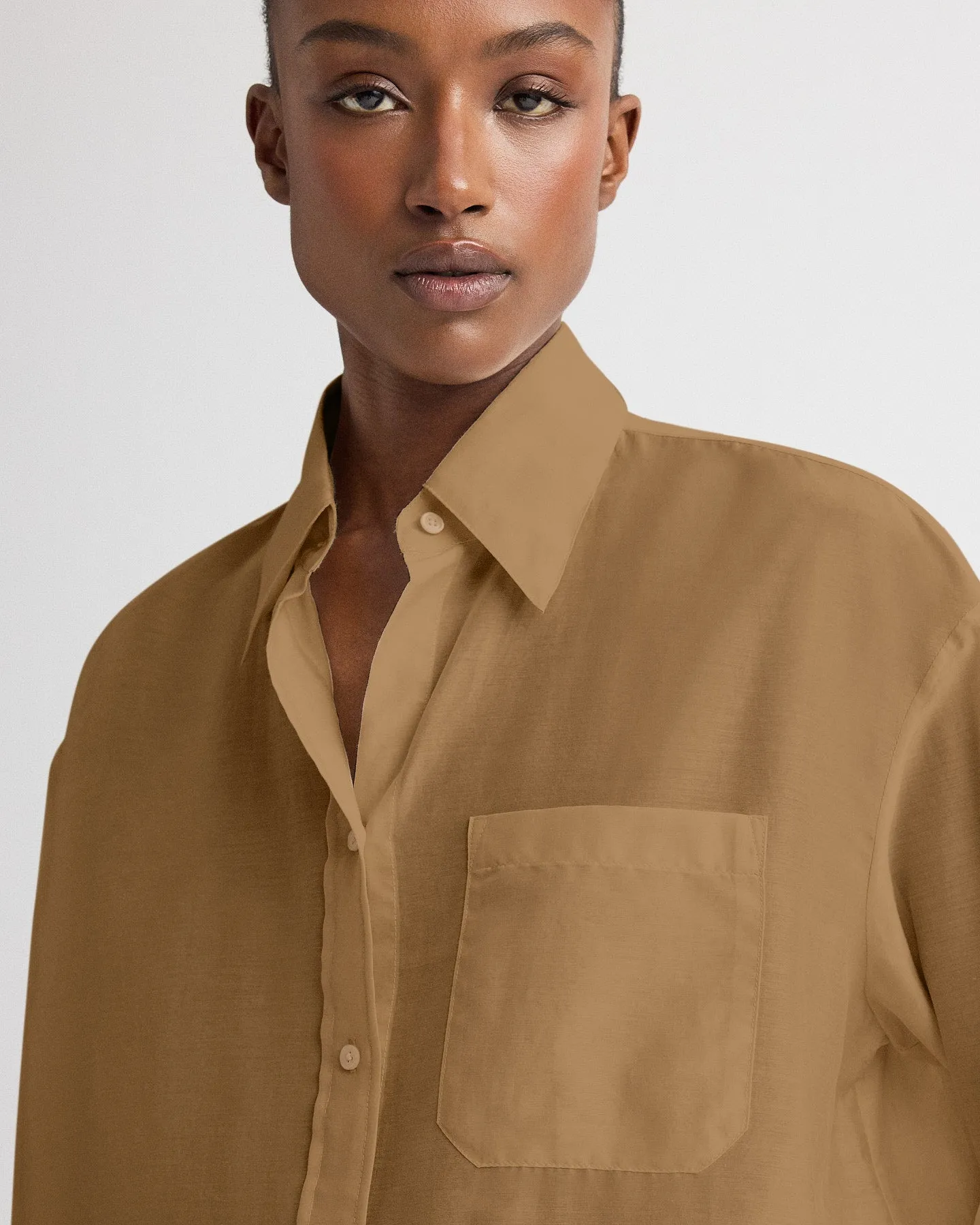 Big Joe Shirt in Cotton Silk Organza sold by TWP CLOTHING product image thumbnail 5