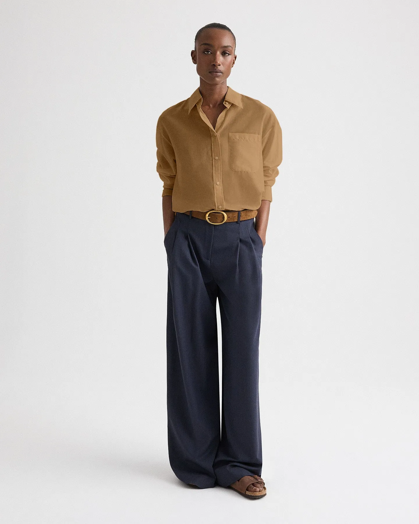Big Joe Shirt in Cotton Silk Organza sold by TWP CLOTHING product image thumbnail 2