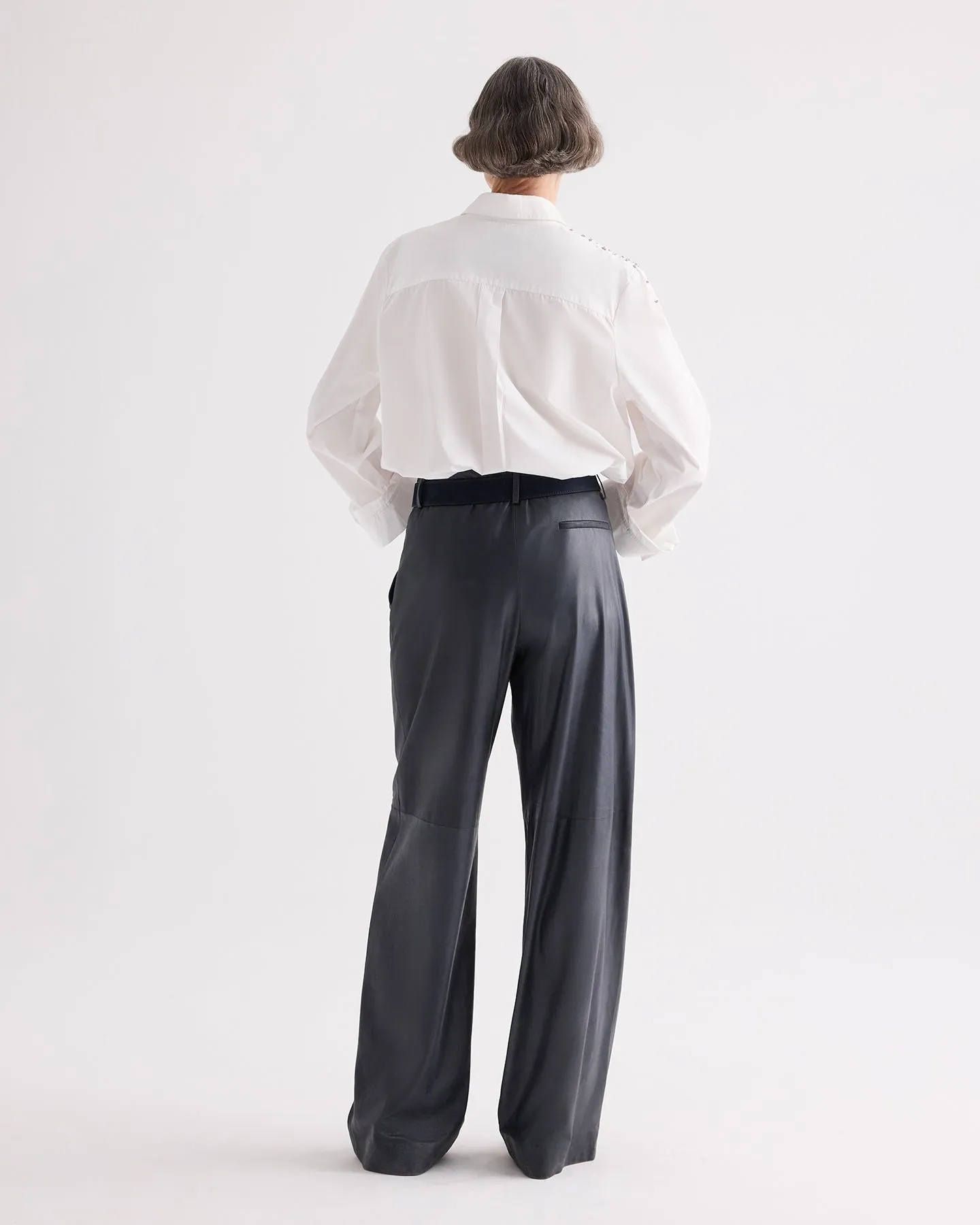 Next Morning Shirt with Crystals in Superfine Cotton sold by TWP CLOTHING product image thumbnail 5