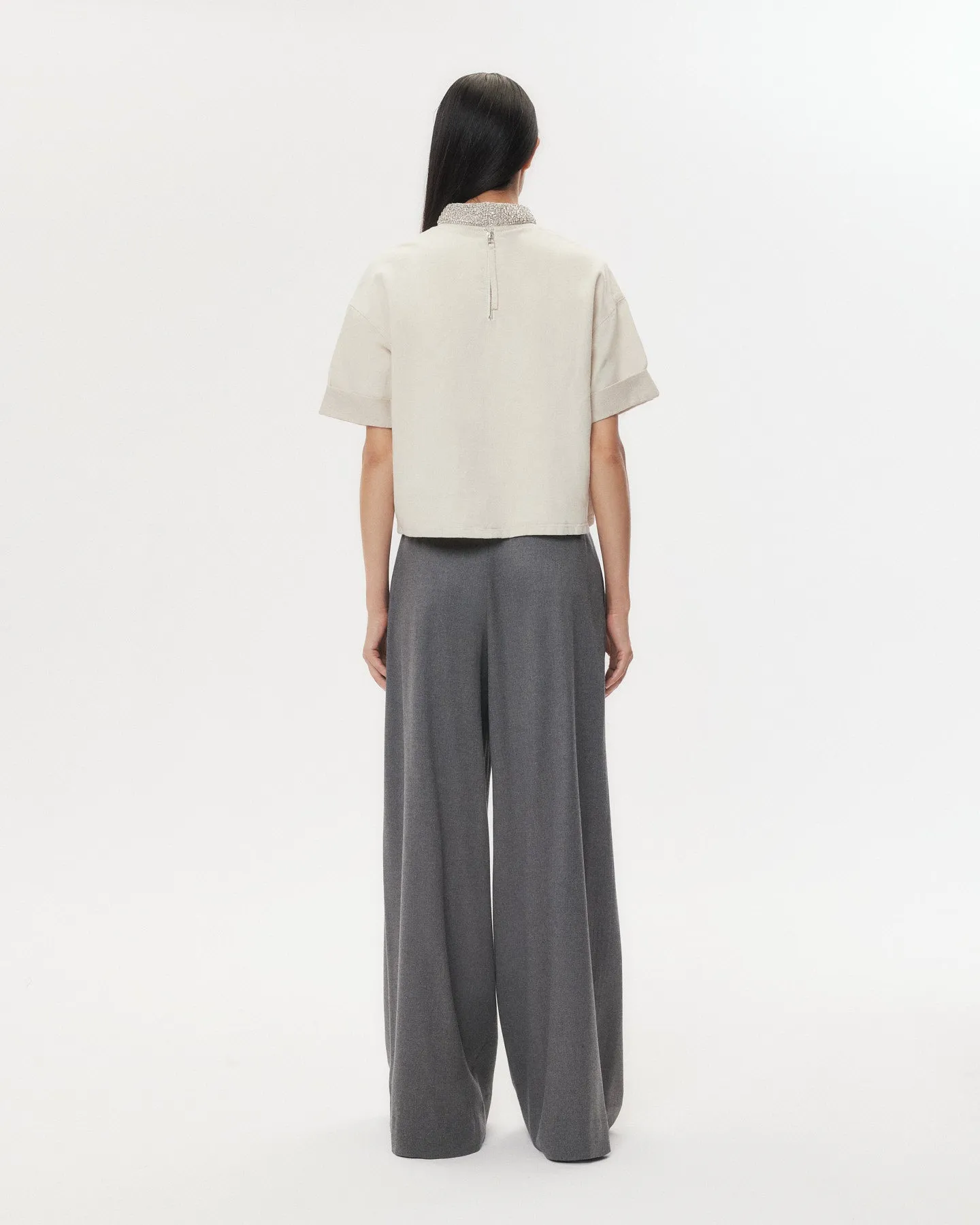 Ex T With Crystal Collar in Japanese Denim sold by TWP CLOTHING product image thumbnail 5