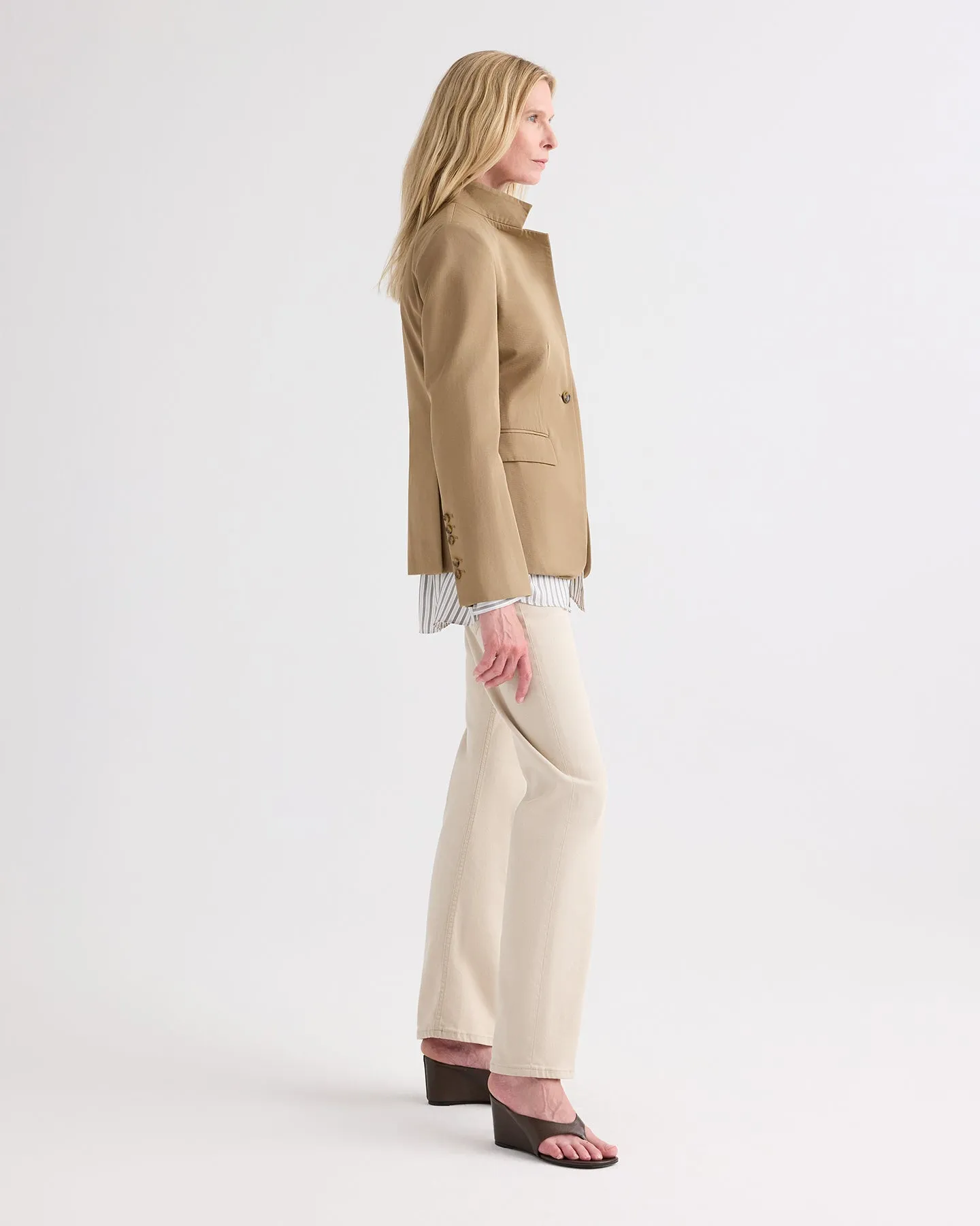 The Double Take Blazer in Trench Chino Twill sold by TWP CLOTHING product image thumbnail 4