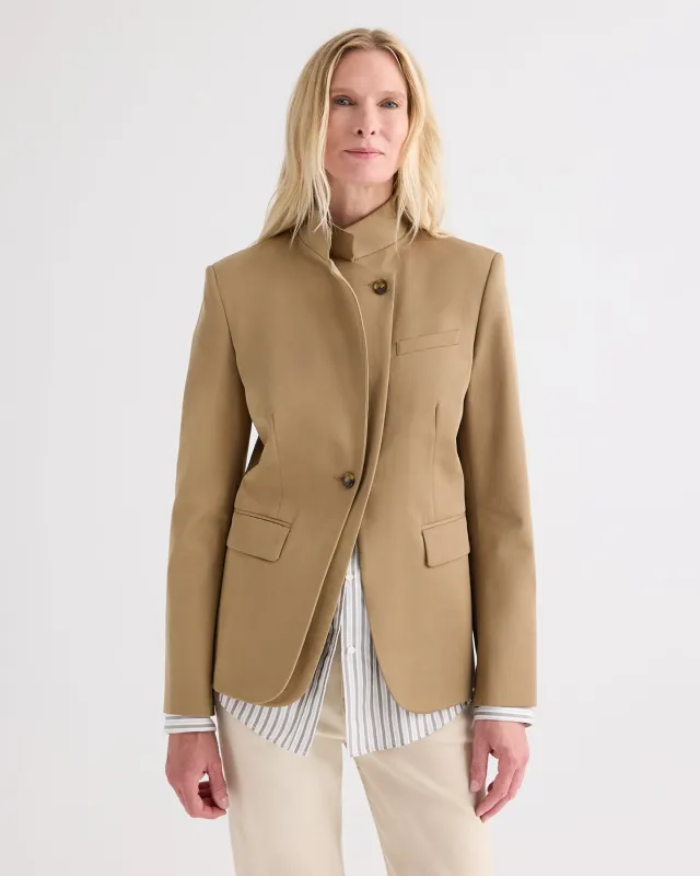 The Double Take Blazer in Trench Chino Twill made by TWP CLOTHING