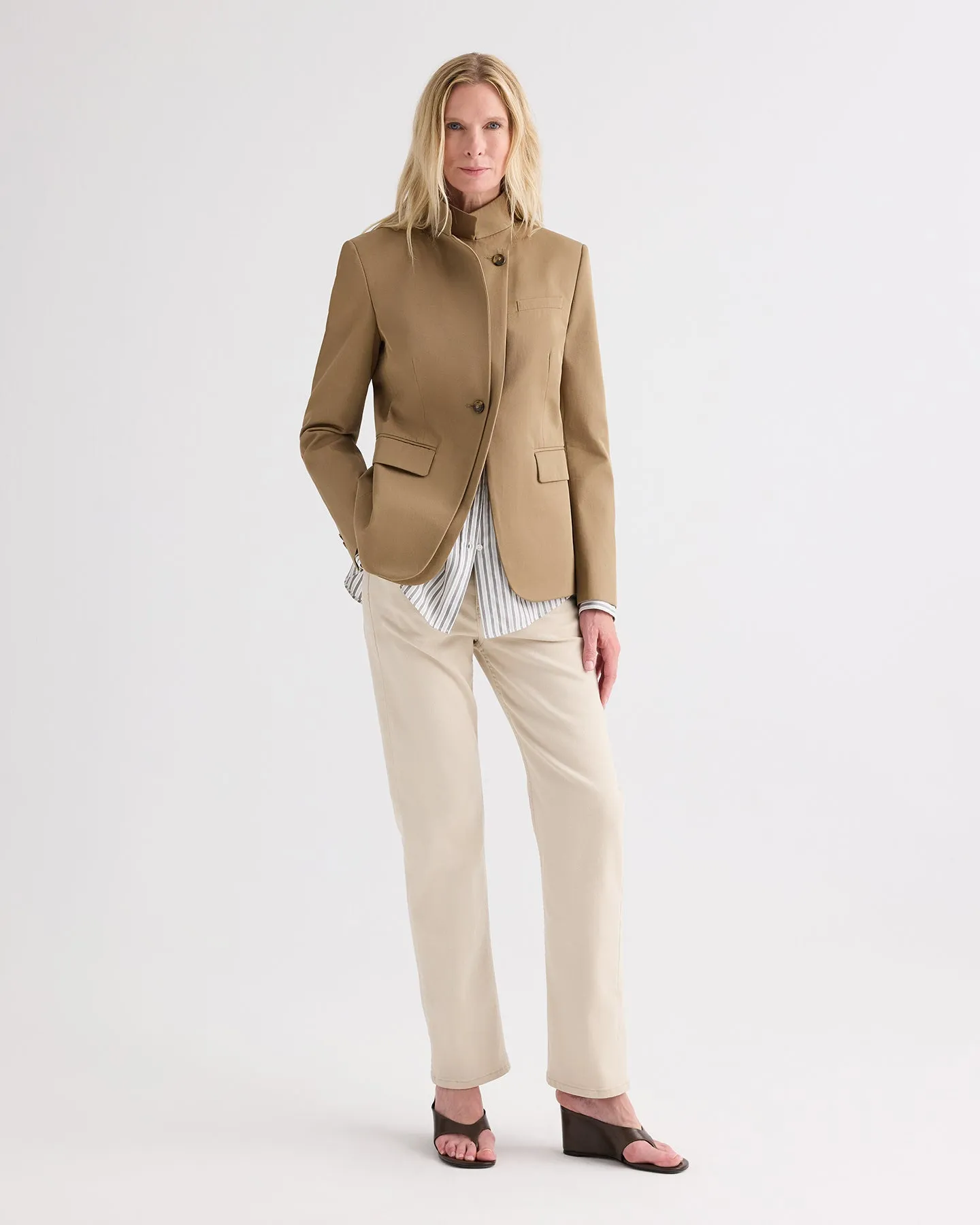 The Double Take Blazer in Trench Chino Twill sold by TWP CLOTHING product image thumbnail 3