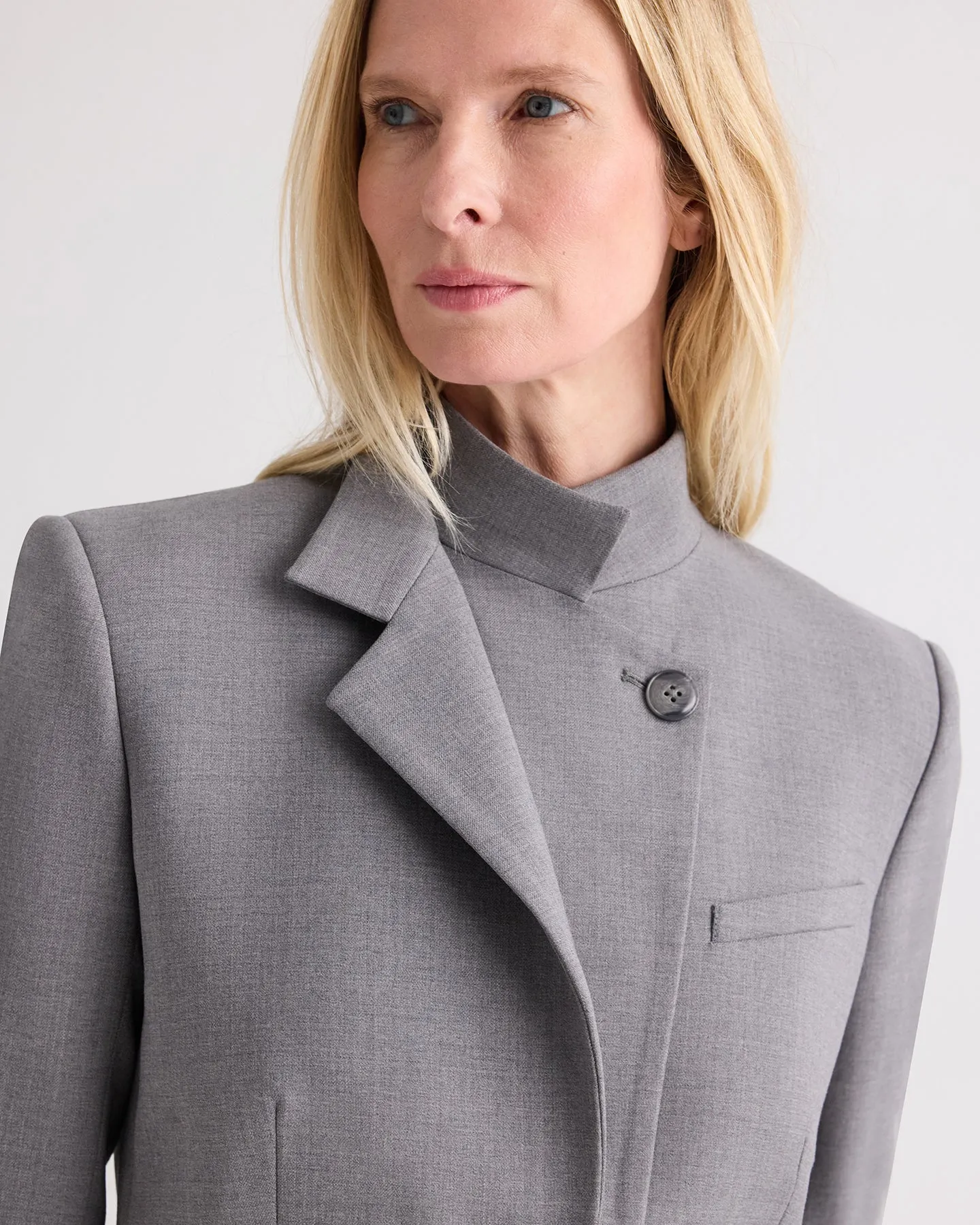 The Double Take Blazer in Soft Finish Stretch Wool sold by TWP CLOTHING product image thumbnail 2