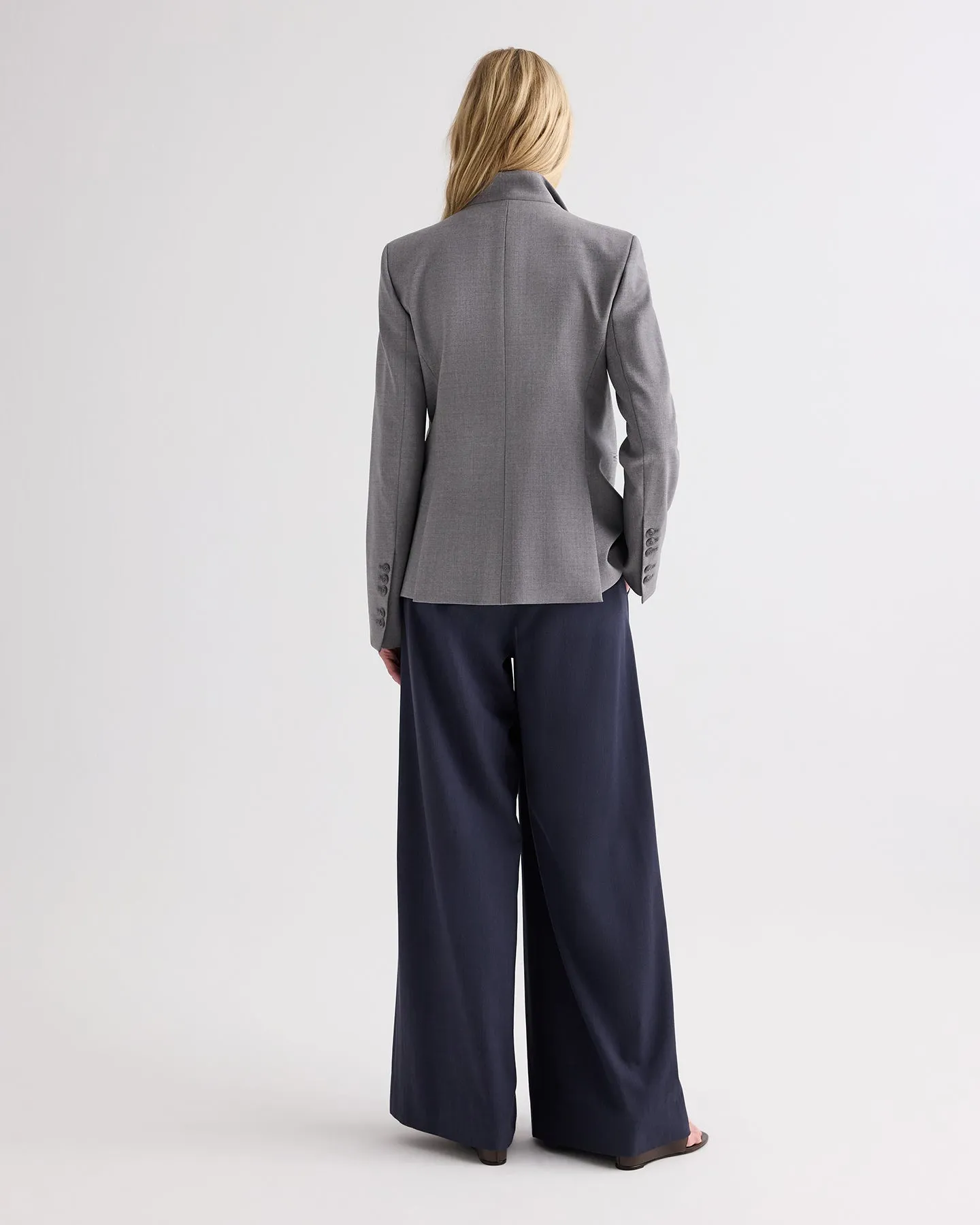 The Double Take Blazer in Soft Finish Stretch Wool sold by TWP CLOTHING product image thumbnail 4