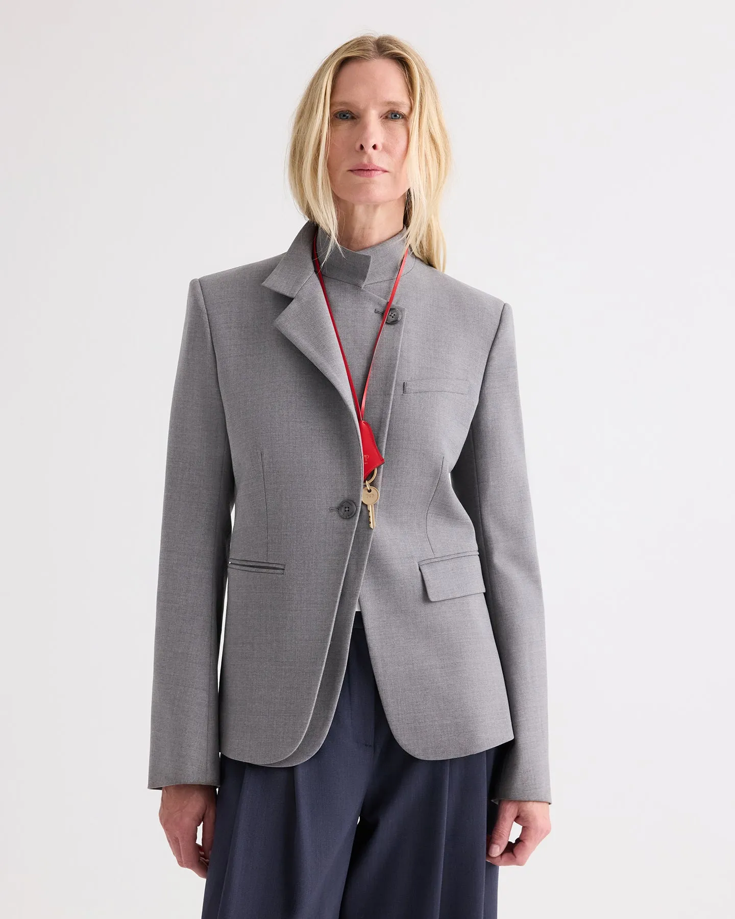 The Double Take Blazer in Soft Finish Stretch Wool sold by TWP CLOTHING